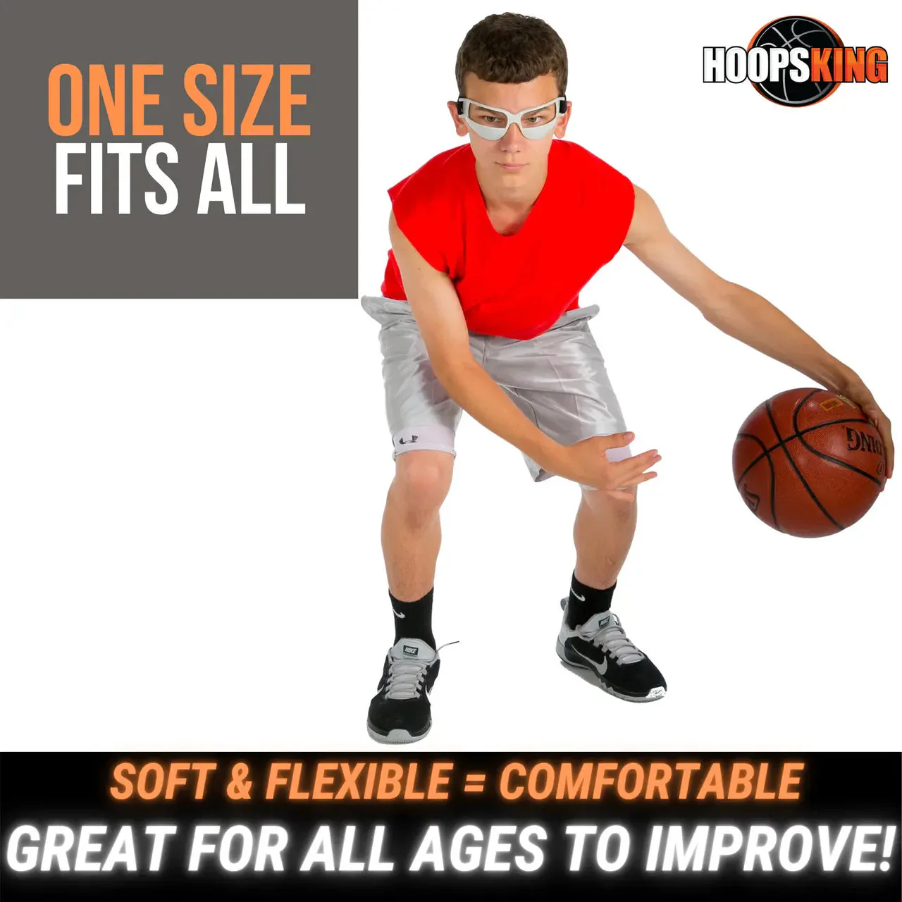 HoopsKing - HoopsKing Basketball Dribble Goggles | Blinders Specs | Soccer - Image 6