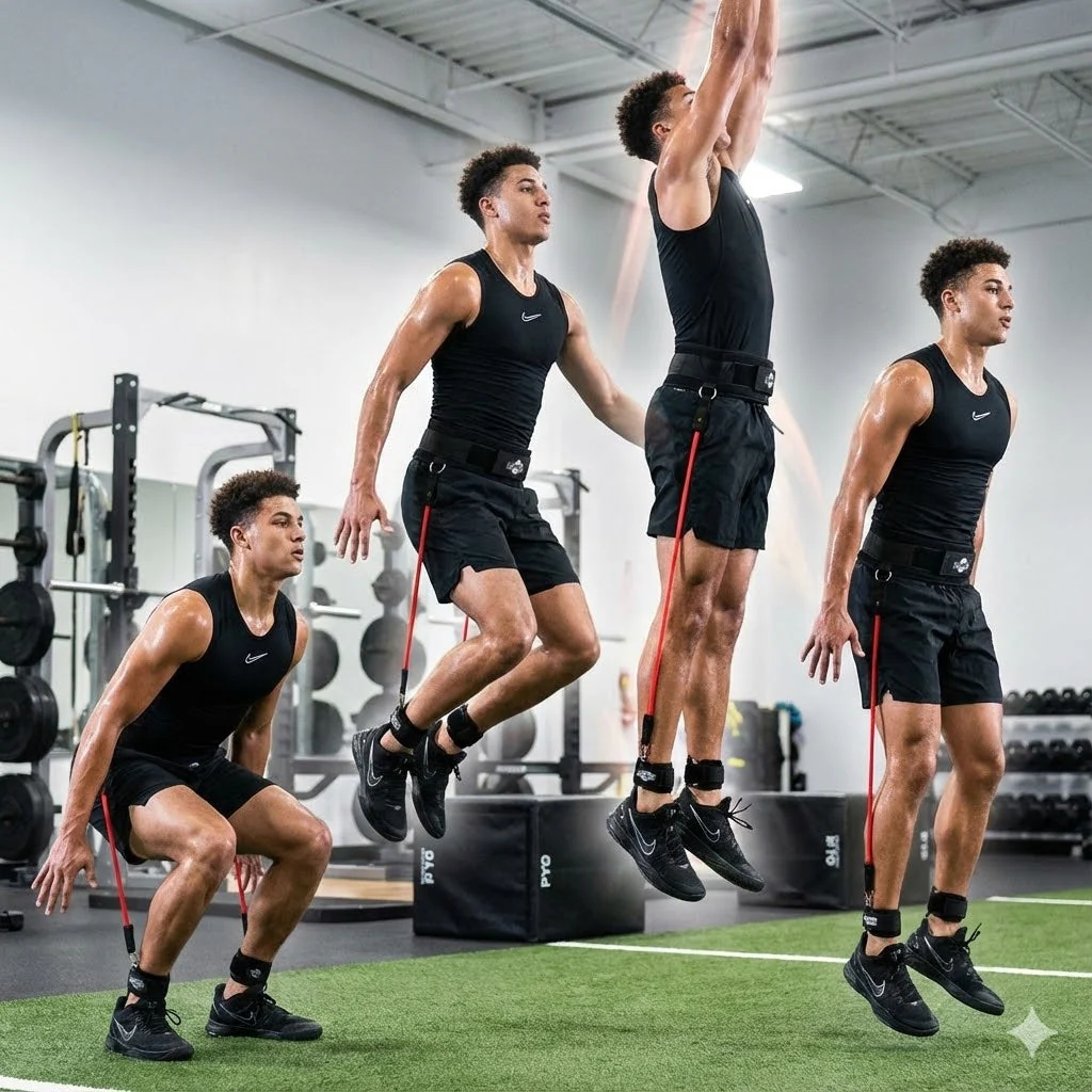 HoopsKing - HoopsKing Vertical Jump Trainer Resistance Bands | Waist to Heels - Image 2