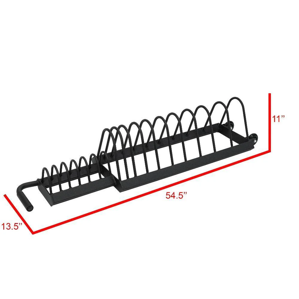 Valor Fitness - Horizontal Weight Plate Storage Rack - Image 3