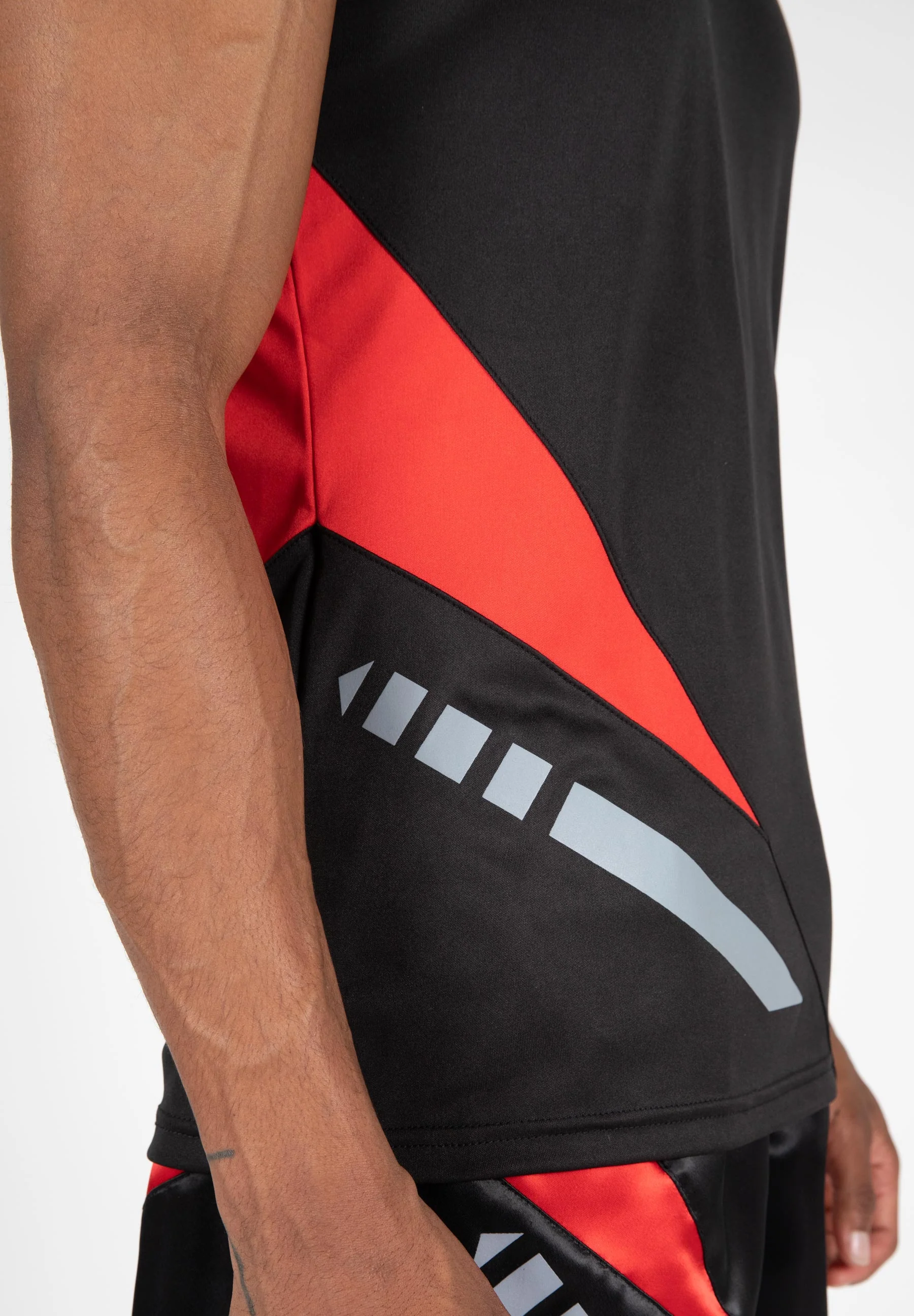 Gorilla Wear - Hornell Tank Top - Black/Red - Unisex - Image 4