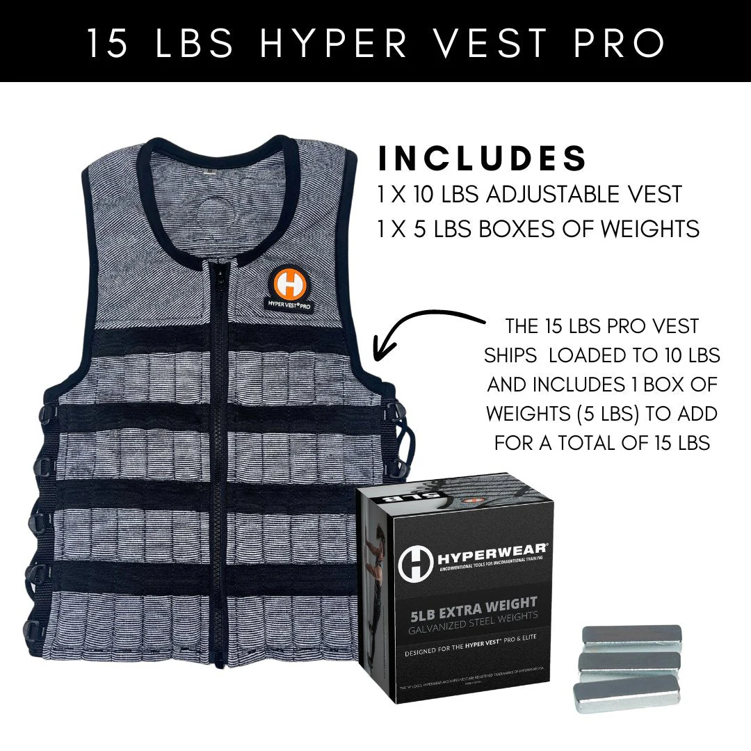 Hyperwear - Hyper Vest Pro Weight Vest | Adjustable, Comfortable, Thin - Image 14