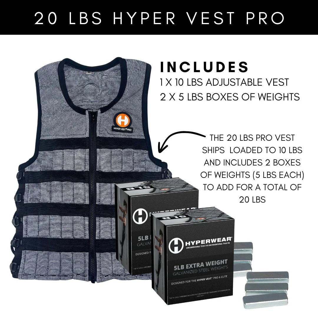 Hyperwear - Hyper Vest Pro Weight Vest | Adjustable, Comfortable, Thin - Image 15