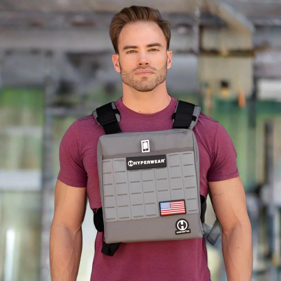 Hyperwear - Hyper Vest TAC Heavy Weight Vest - Includes Weight Vest Plates - Image 7