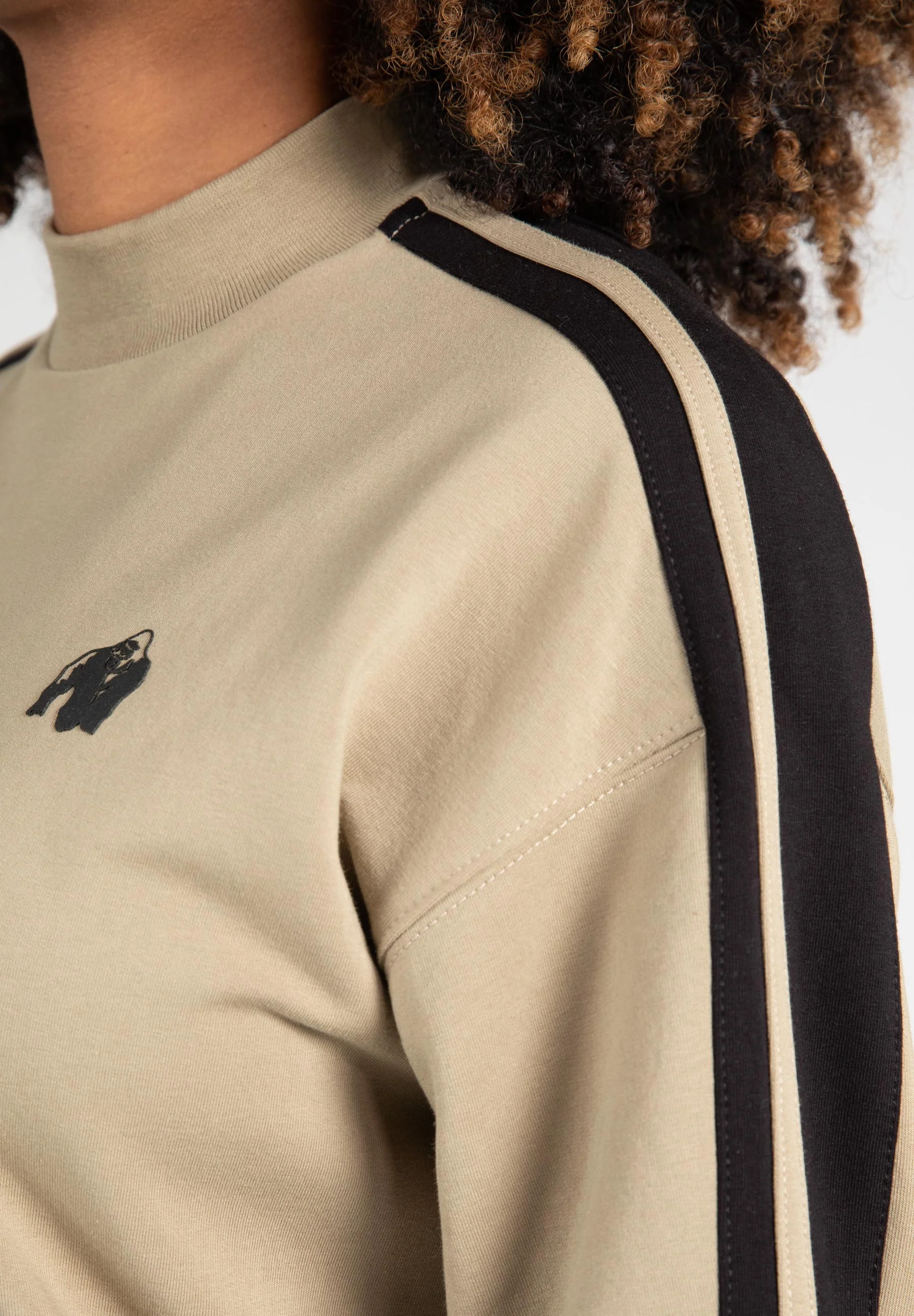 Gorilla Wear - Isabella Sweatshirt Dress - Beige - Image 4