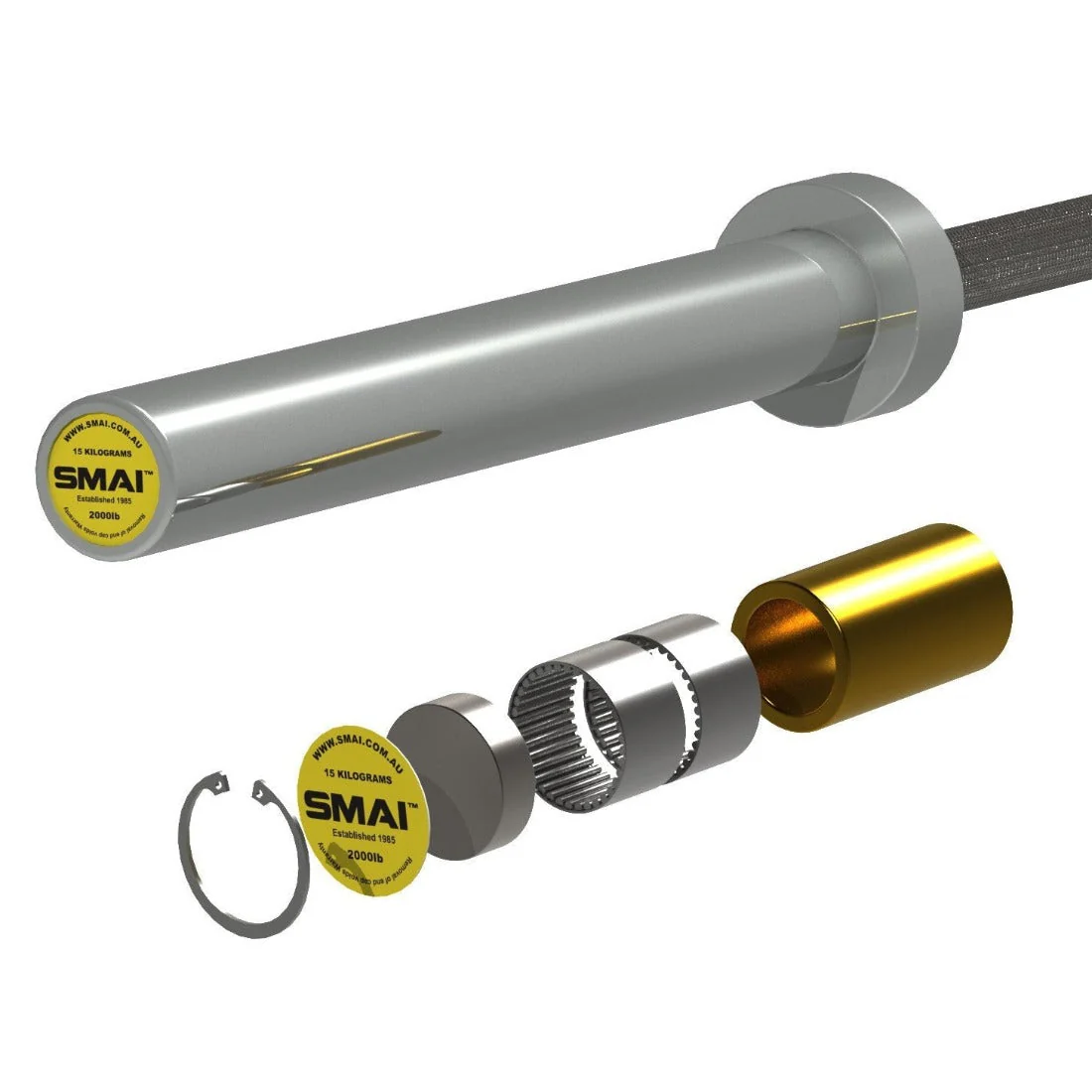 SMAI - Iwf Olympic Barbell (Bearing) - 15kg - Image 5