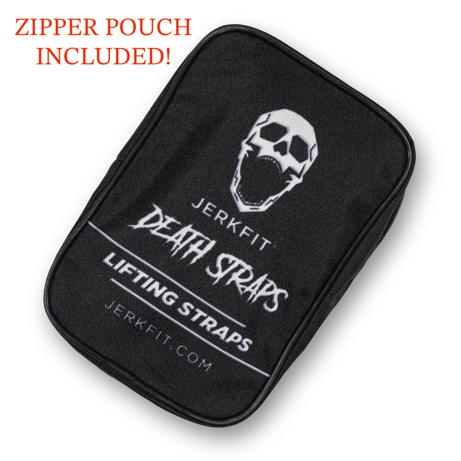 JerkFit - JerkFit Death Straps, Traditional Lifting Straps with Double Sided Skull-Grip - Image 3