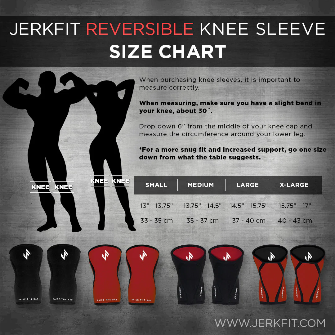 JerkFit - JerkFit Reversible Knee Sleeves (pair) - Image 3