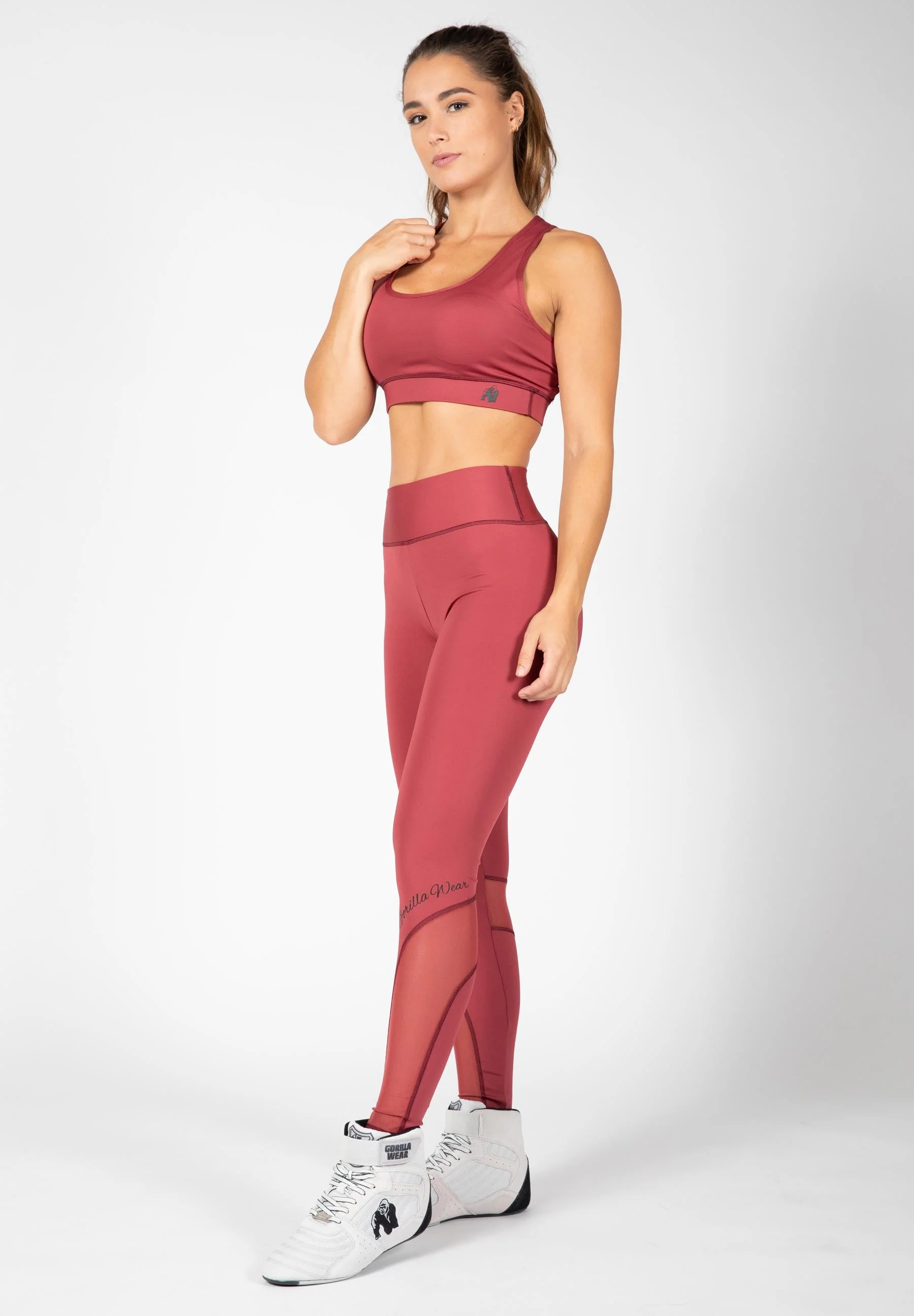 Gorilla Wear - Kaycee Tight - Burgundy Red - Image 4
