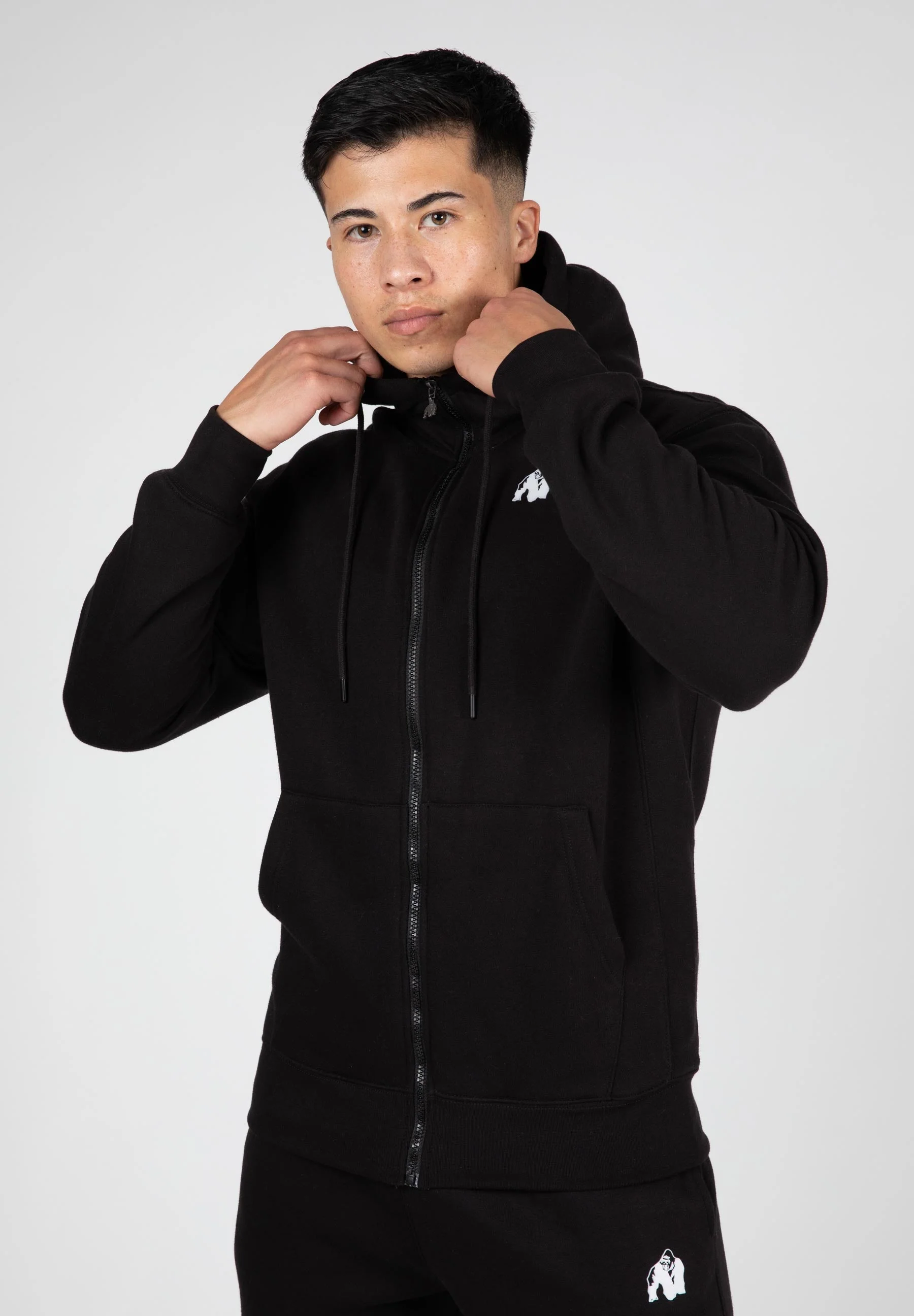 Gorilla Wear - Kennewick Zipped Hoodie - Black