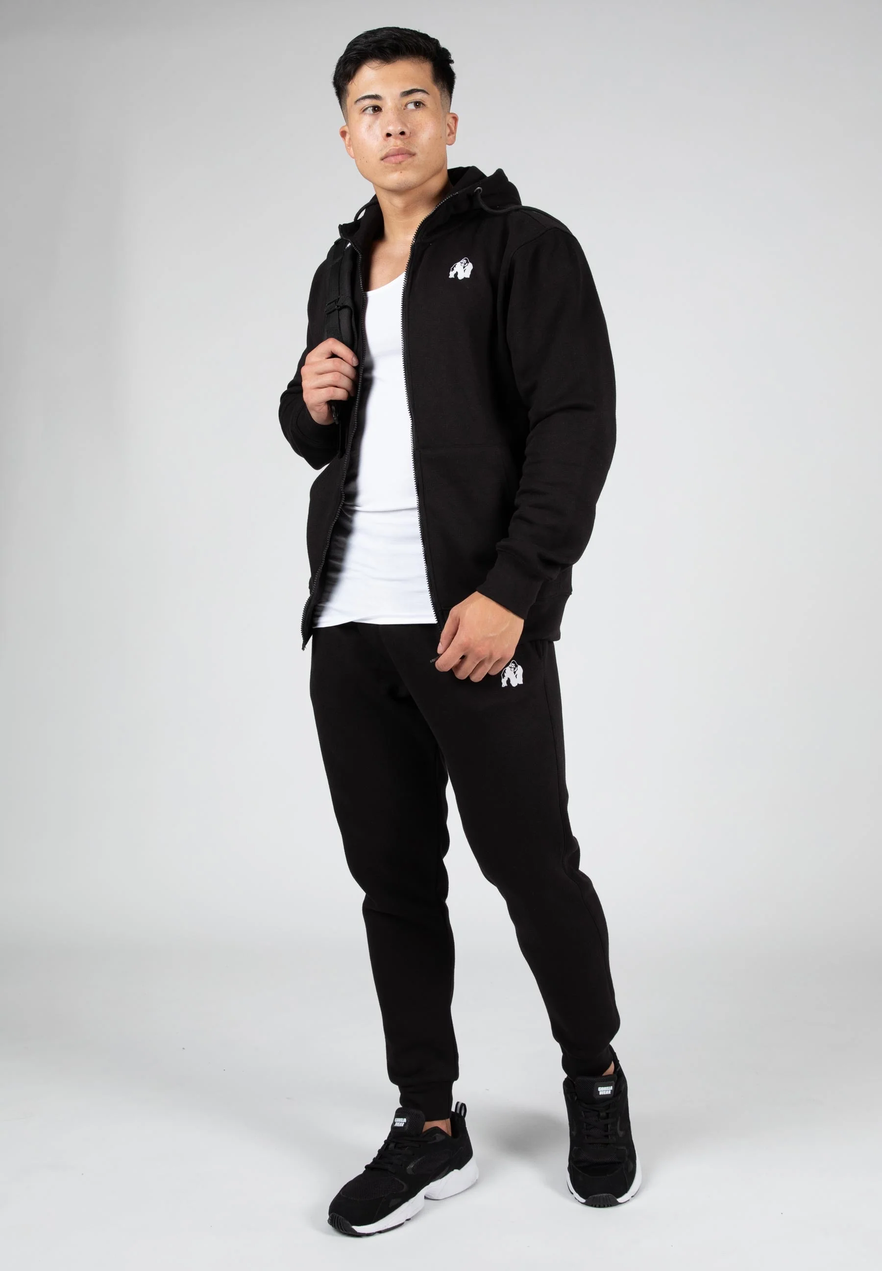 Gorilla Wear - Kennewick Zipped Hoodie - Black - Image 4