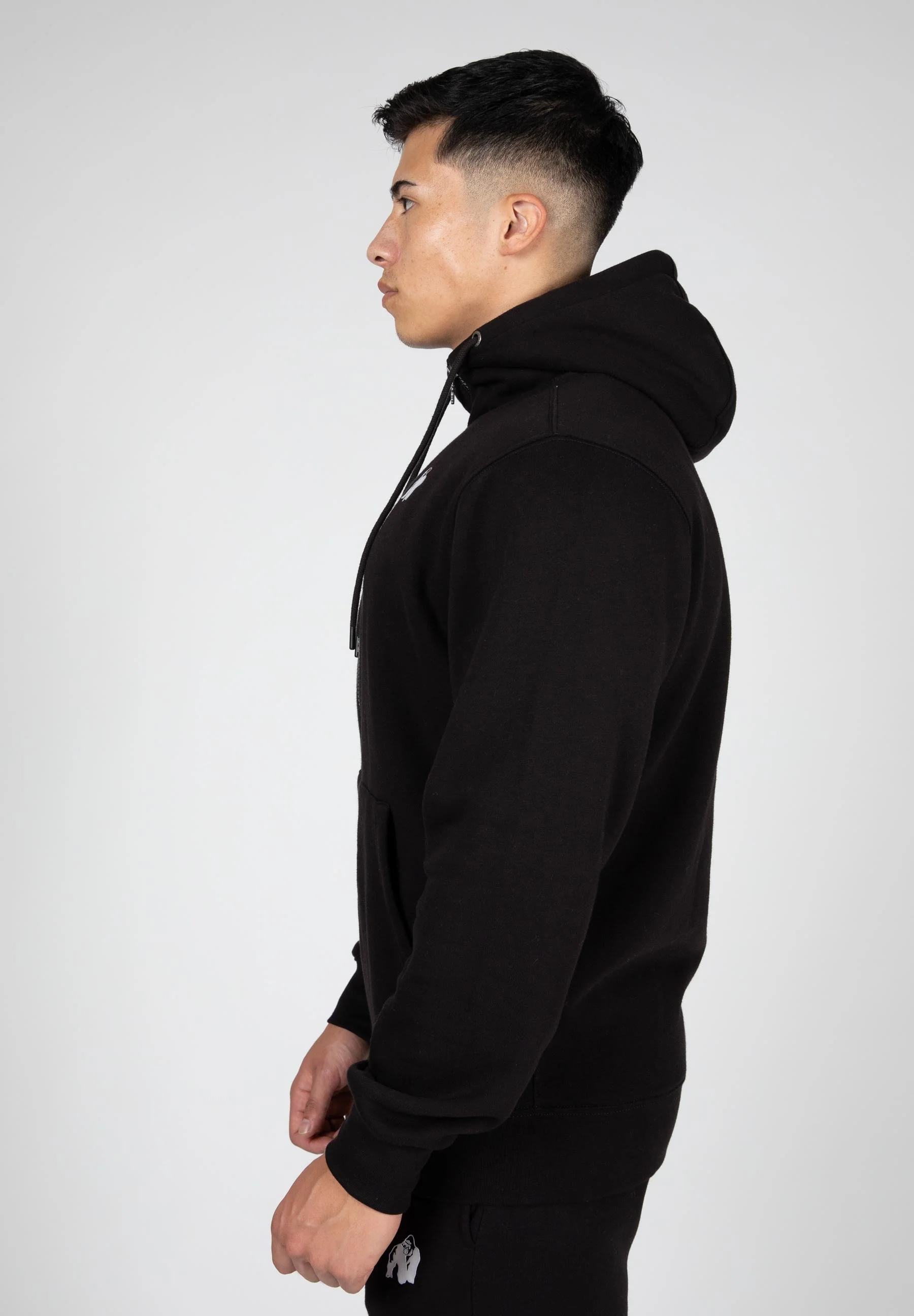 Gorilla Wear - Kennewick Zipped Hoodie - Black - Image 5