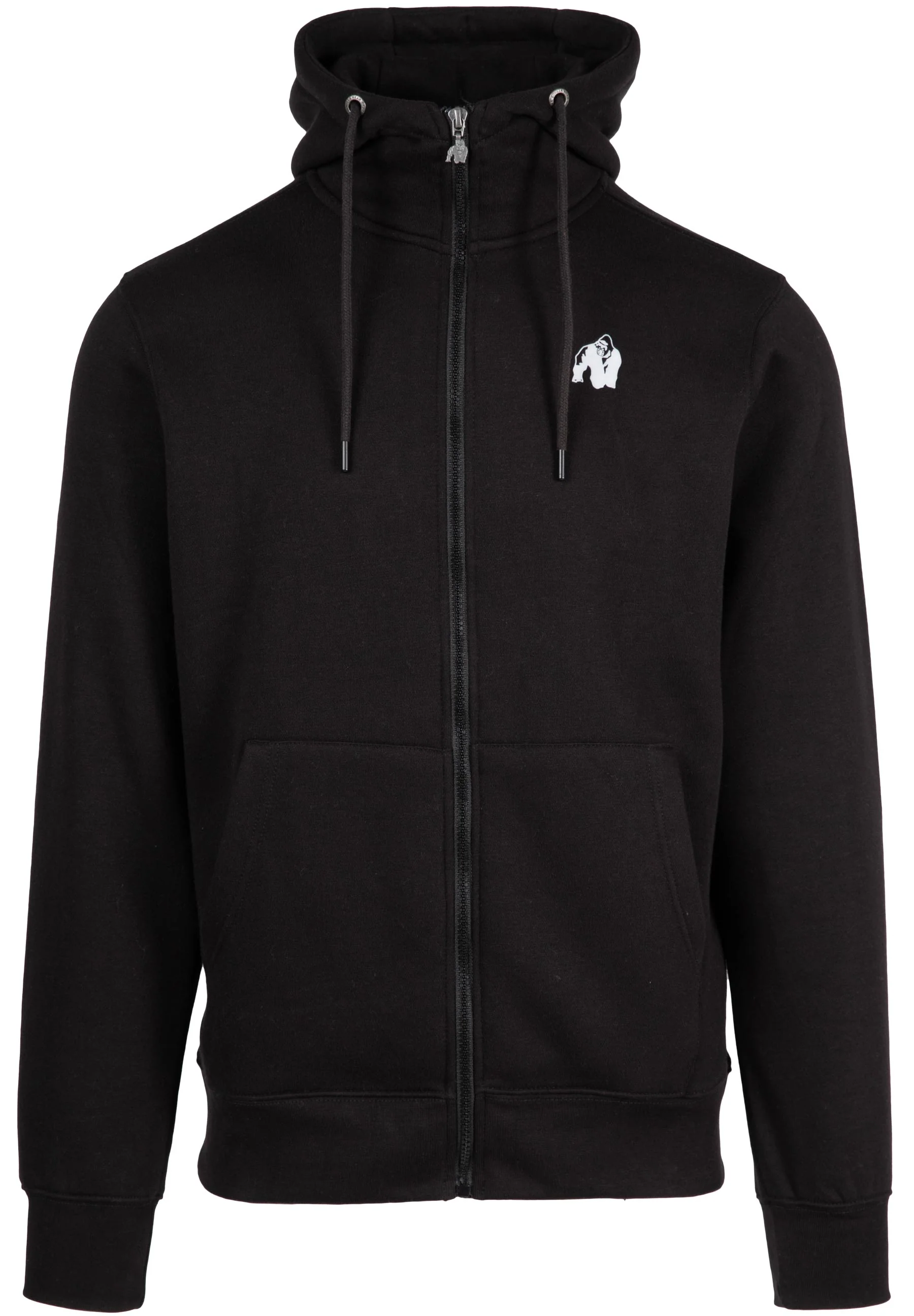 Gorilla Wear - Kennewick Zipped Hoodie - Black - Image 7
