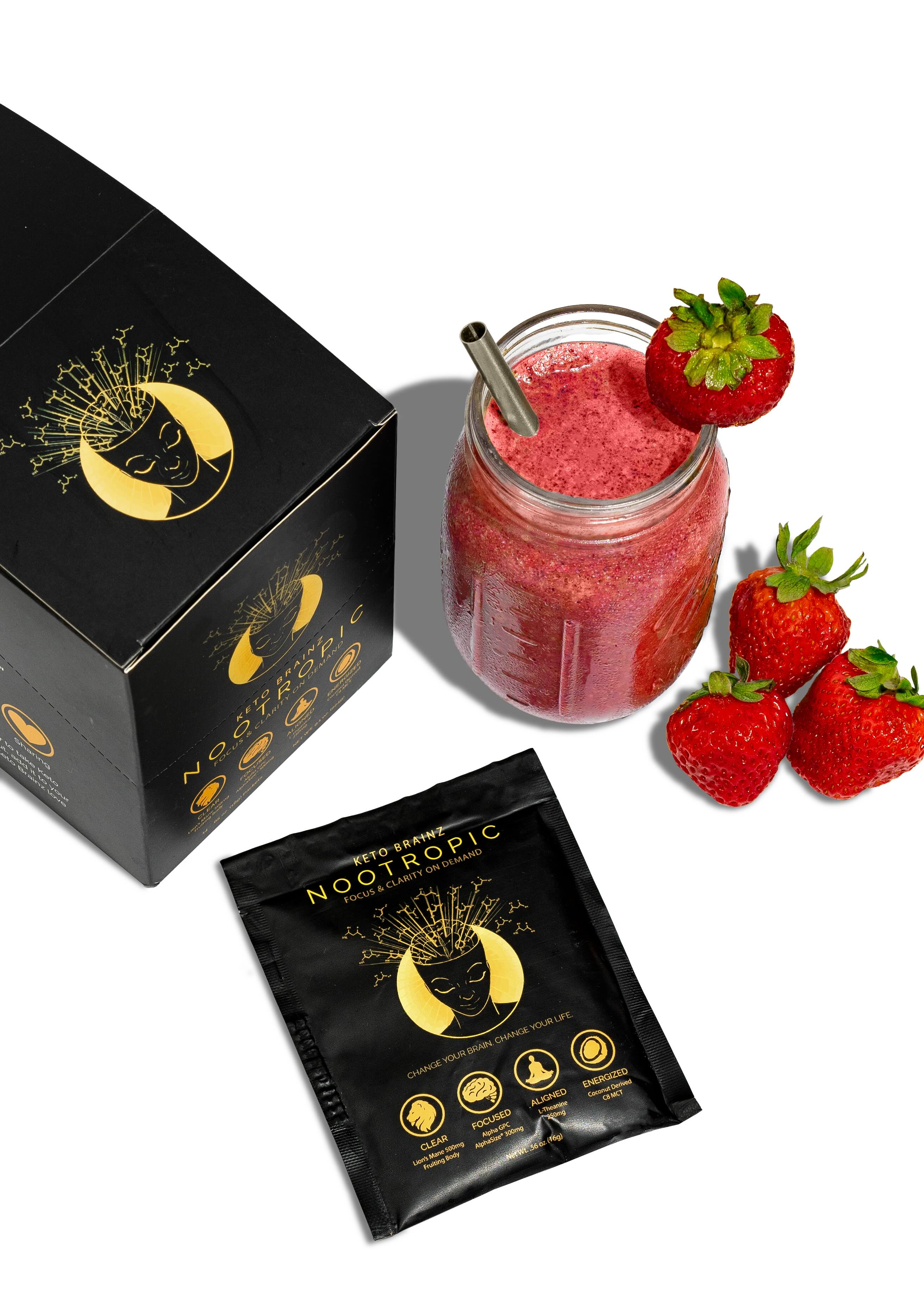 Keto Brainz Nootropics - In Keto Brainz Single Serve Packets - 14ct Box - Image 4