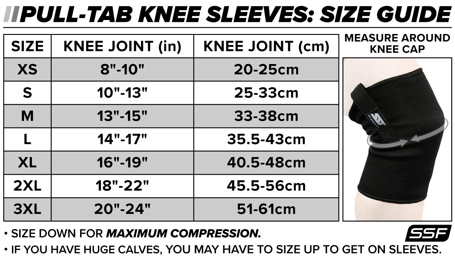Serious Steel Fitness - Knee Sleeves (3-Ply Pull Tab / Easy on and off) - Image 6