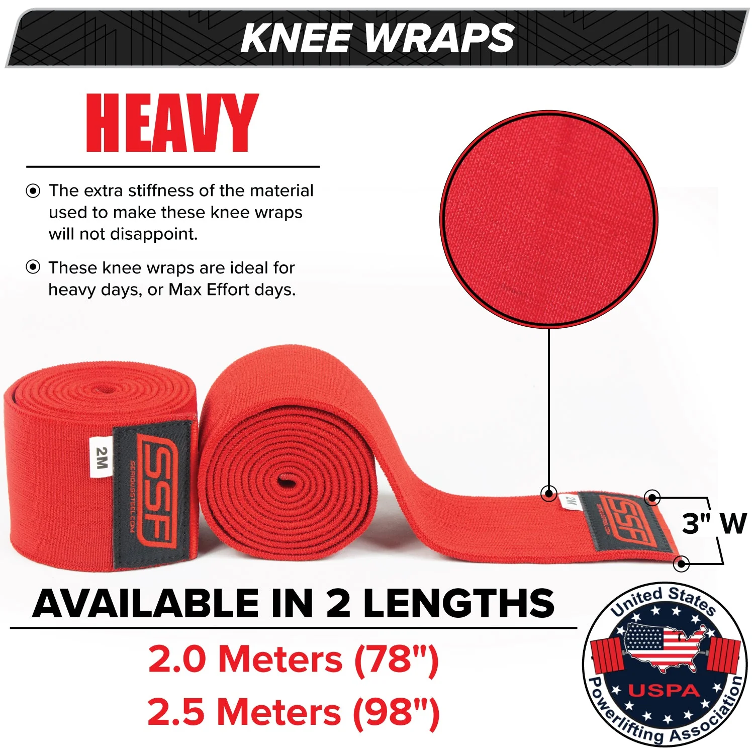 Serious Steel Fitness - Knee Wraps - Image 6