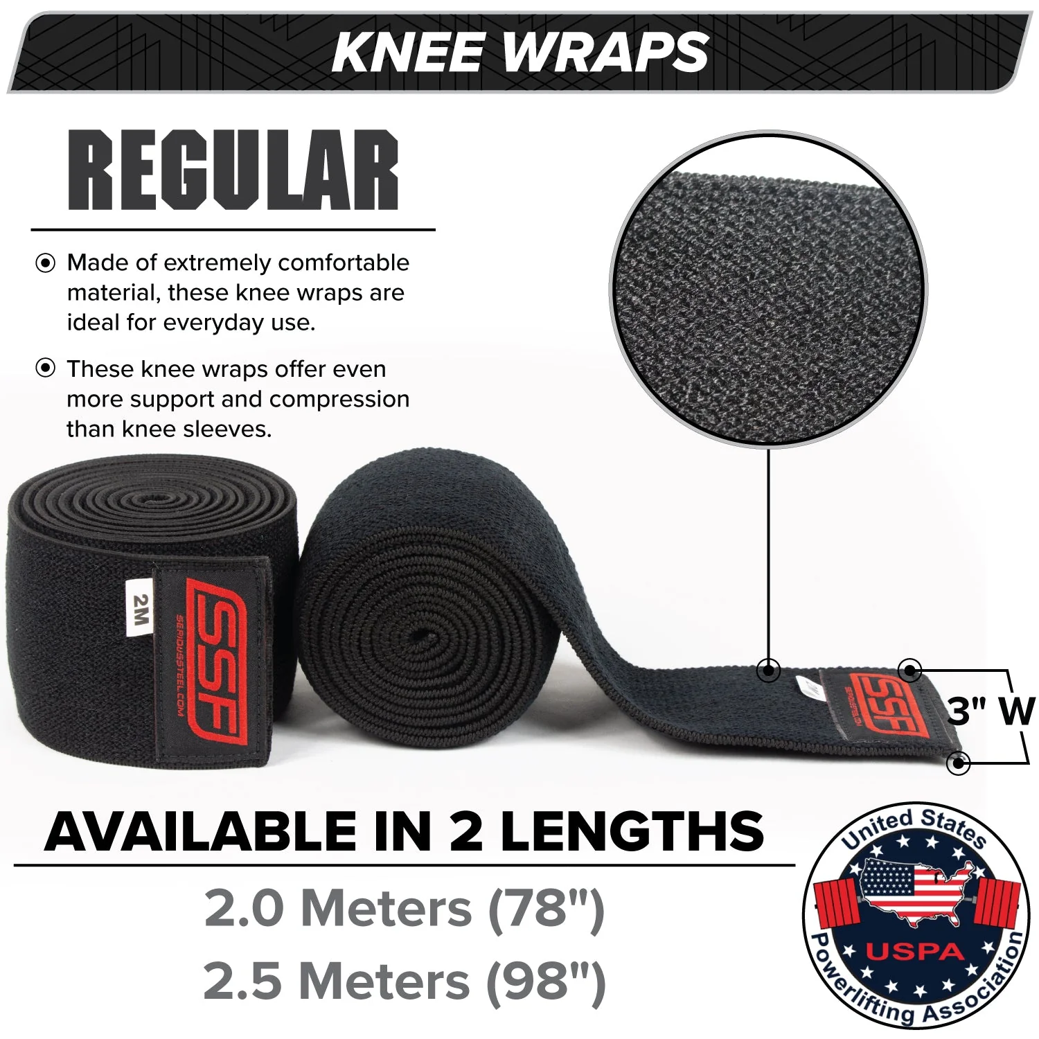 Serious Steel Fitness - Knee Wraps - Image 5