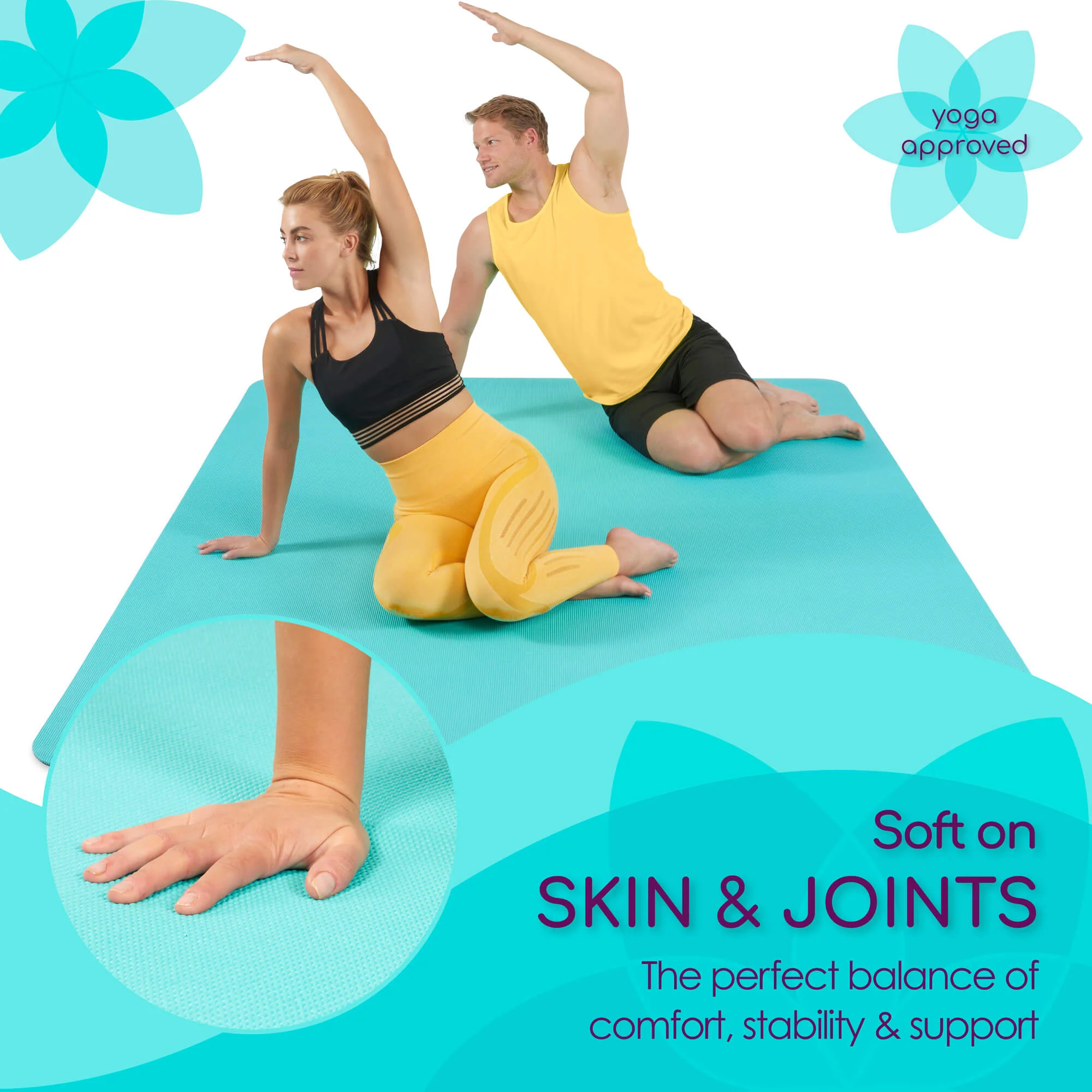 ActiveGear - Large Yoga Mats for Acroyoga and Home Gym - Image 18