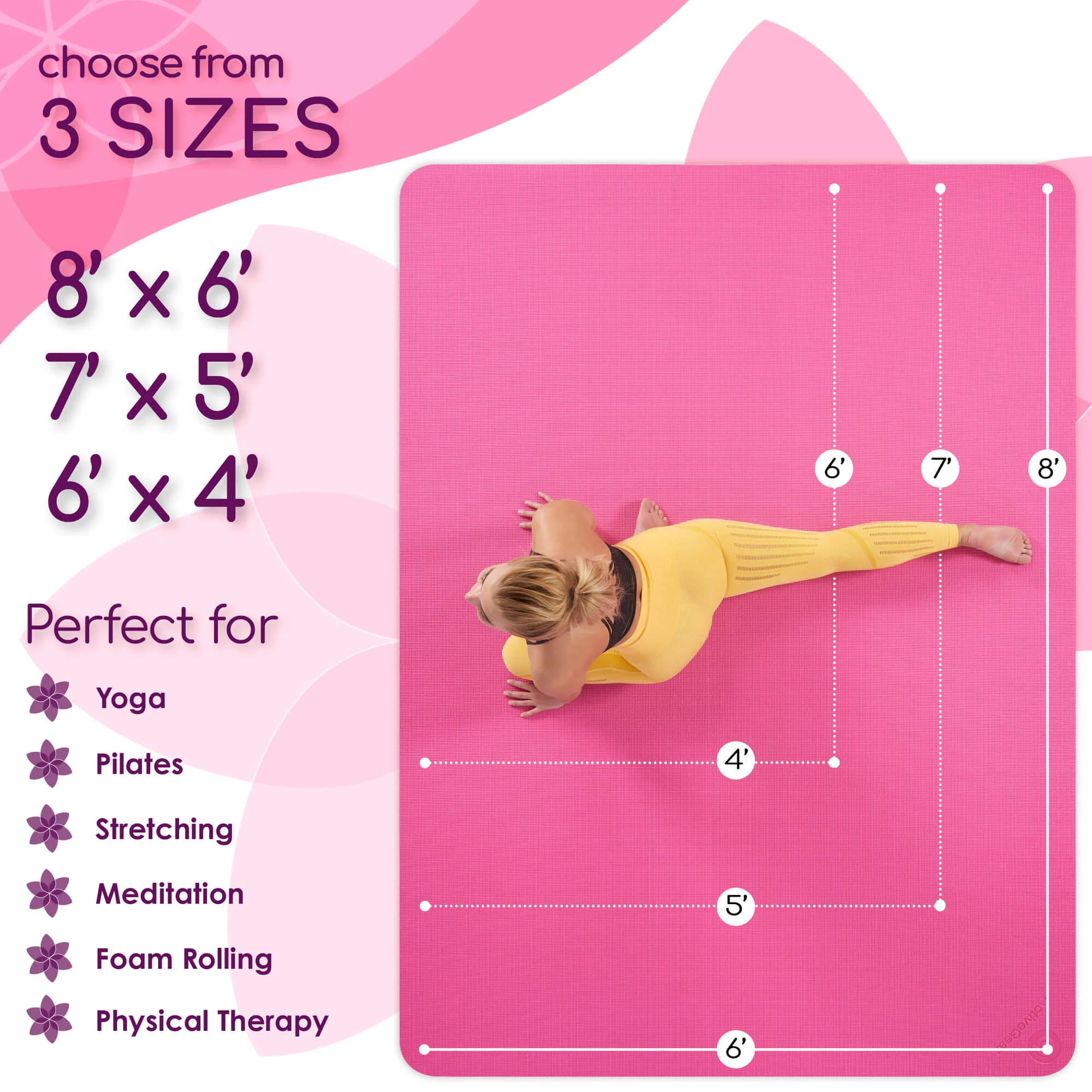 ActiveGear - Large Yoga Mats for Acroyoga and Home Gym - Image 26