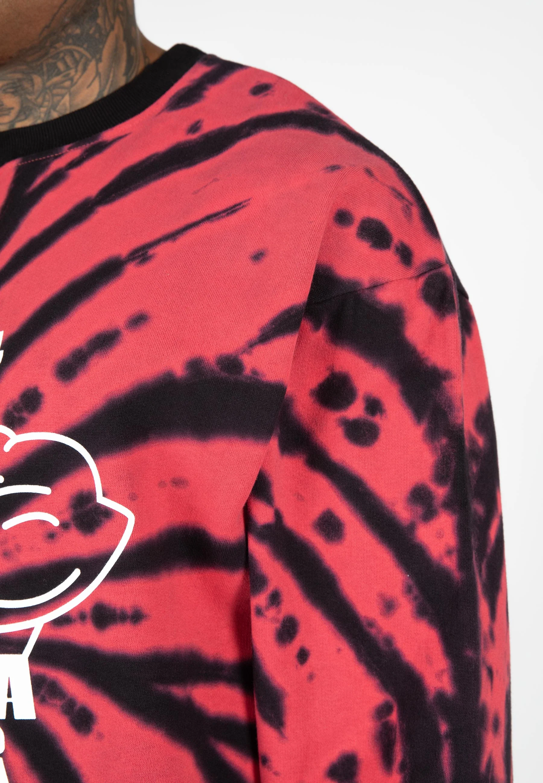 Gorilla Wear - Legacy Oversized Sweatshirt - Red/Black - Image 5