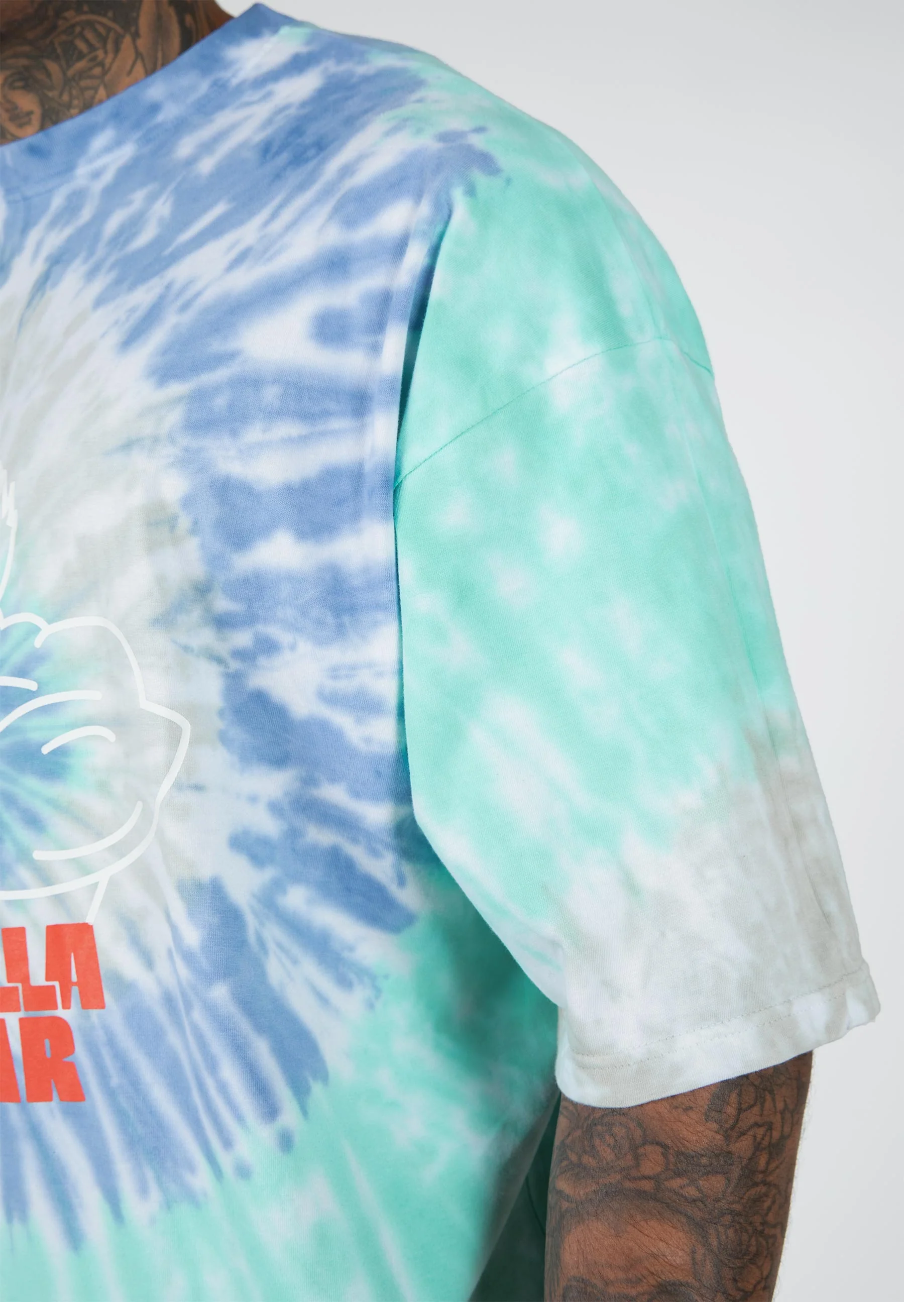 Gorilla Wear - Legacy Oversized T-Shirt - Blue/Green - Image 5