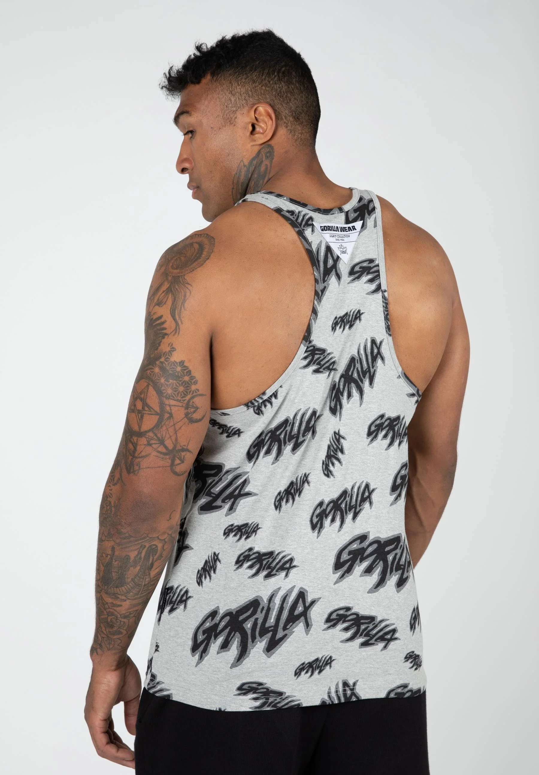 Gorilla Wear - Legacy Tank Top - Gray/Black - Image 2