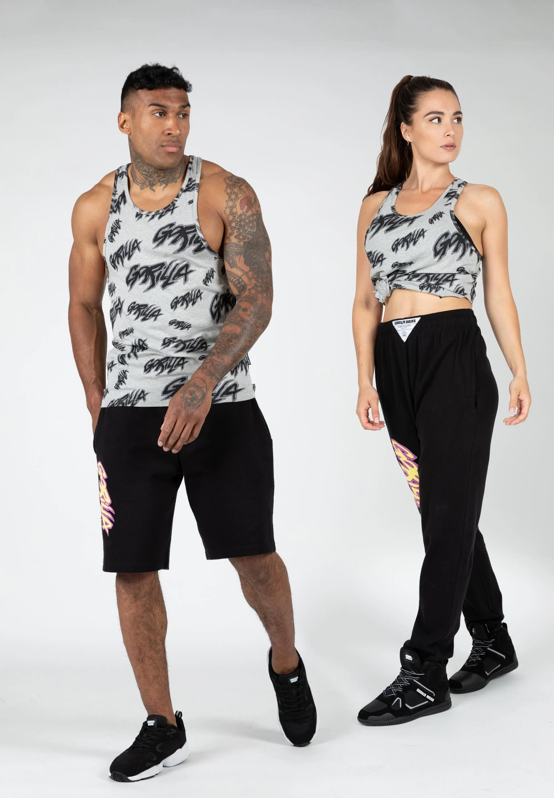 Gorilla Wear - Legacy Tank Top - Gray/Black - Image 3