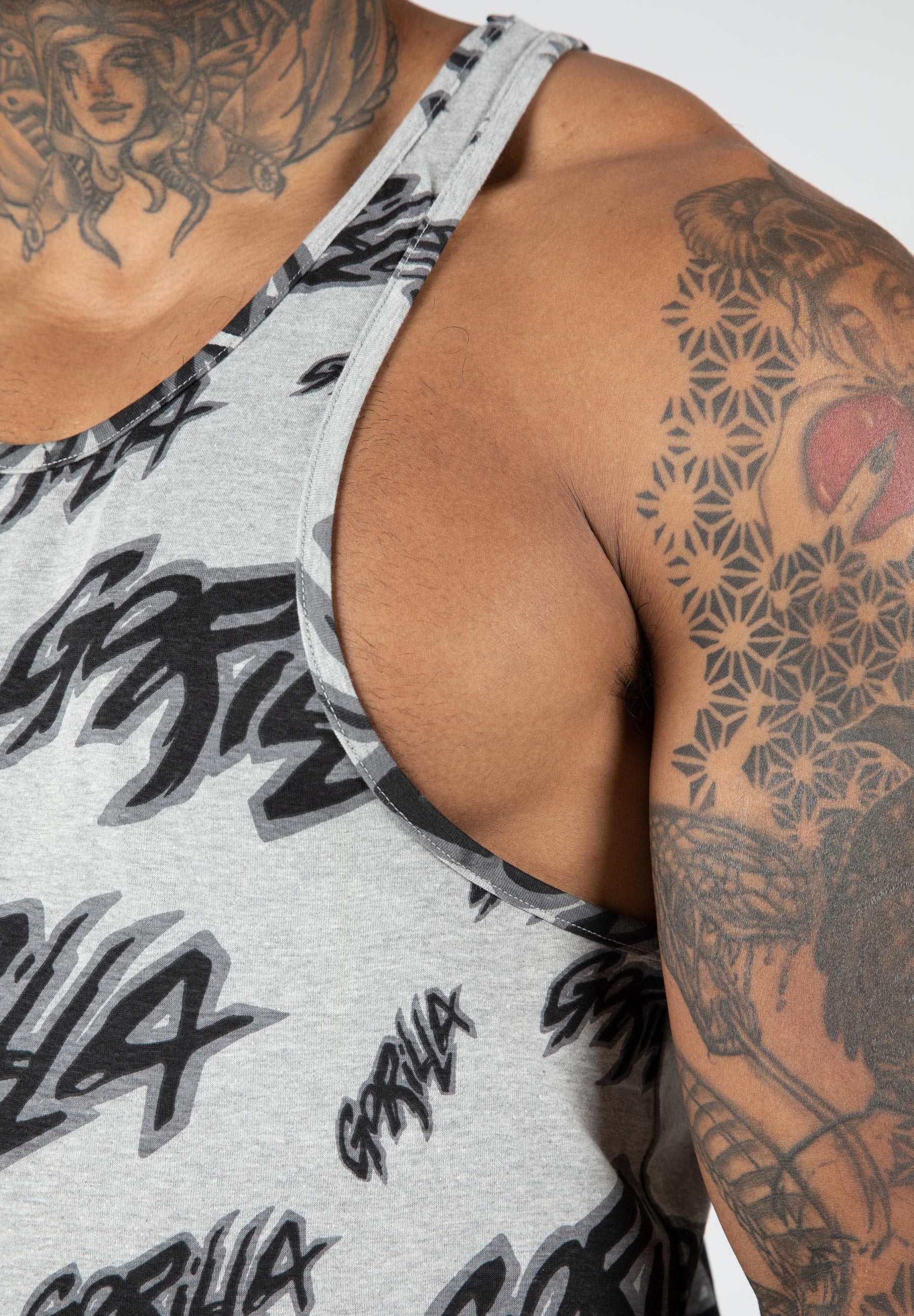 Gorilla Wear - Legacy Tank Top - Gray/Black - Image 4