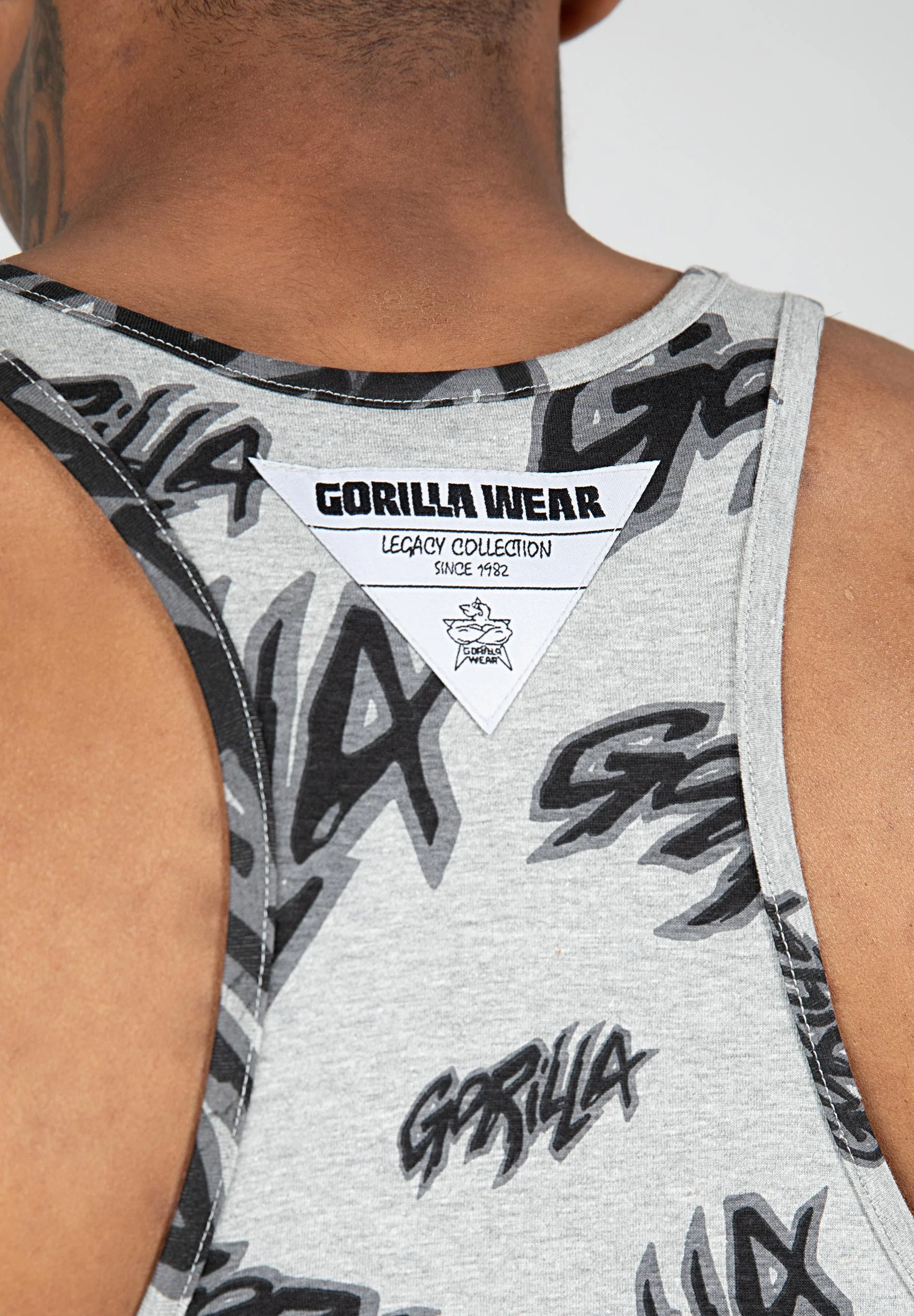 Gorilla Wear - Legacy Tank Top - Gray/Black - Image 5