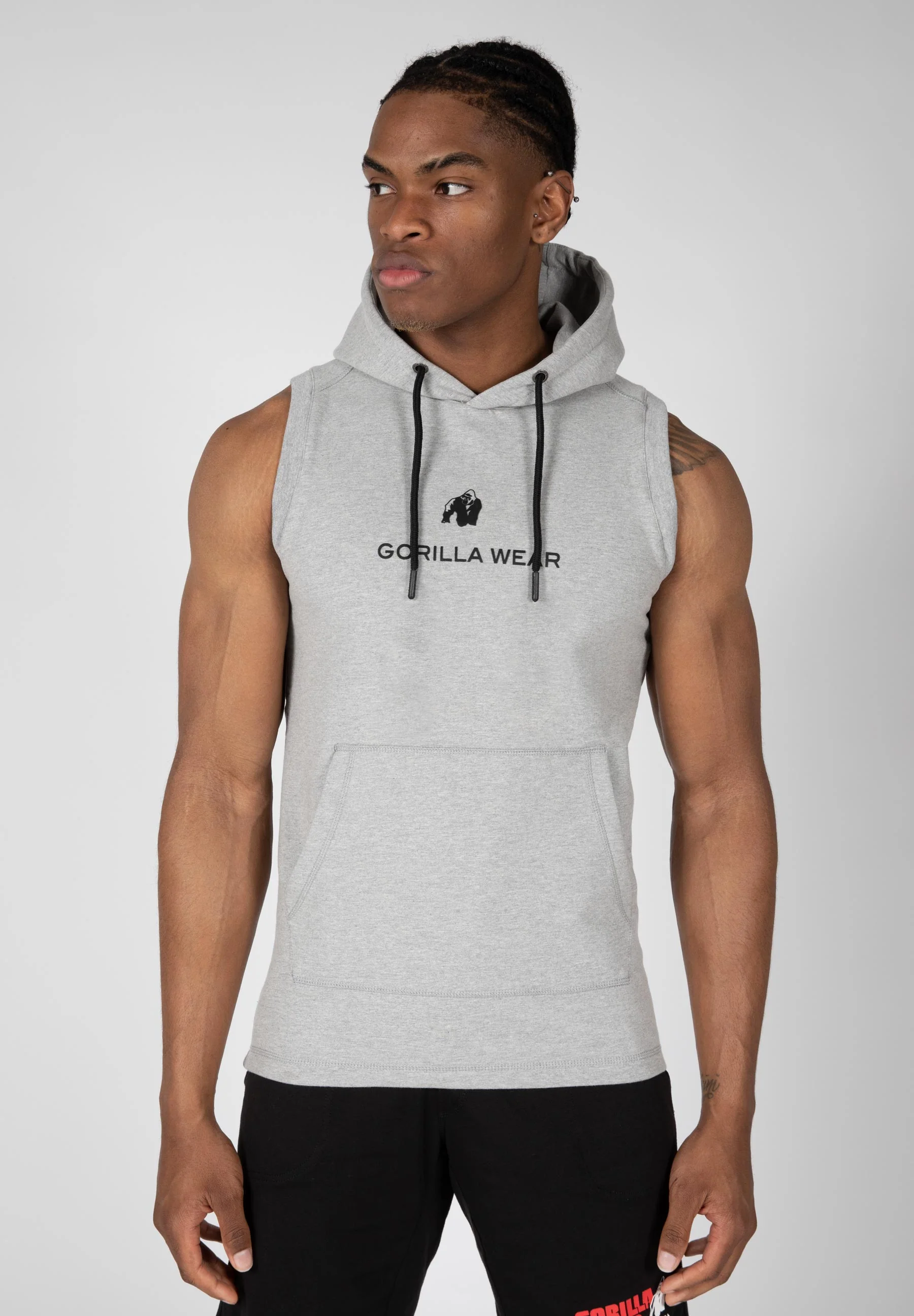 Gorilla Wear - Lincoln Sleeveless Hoodie - Gray