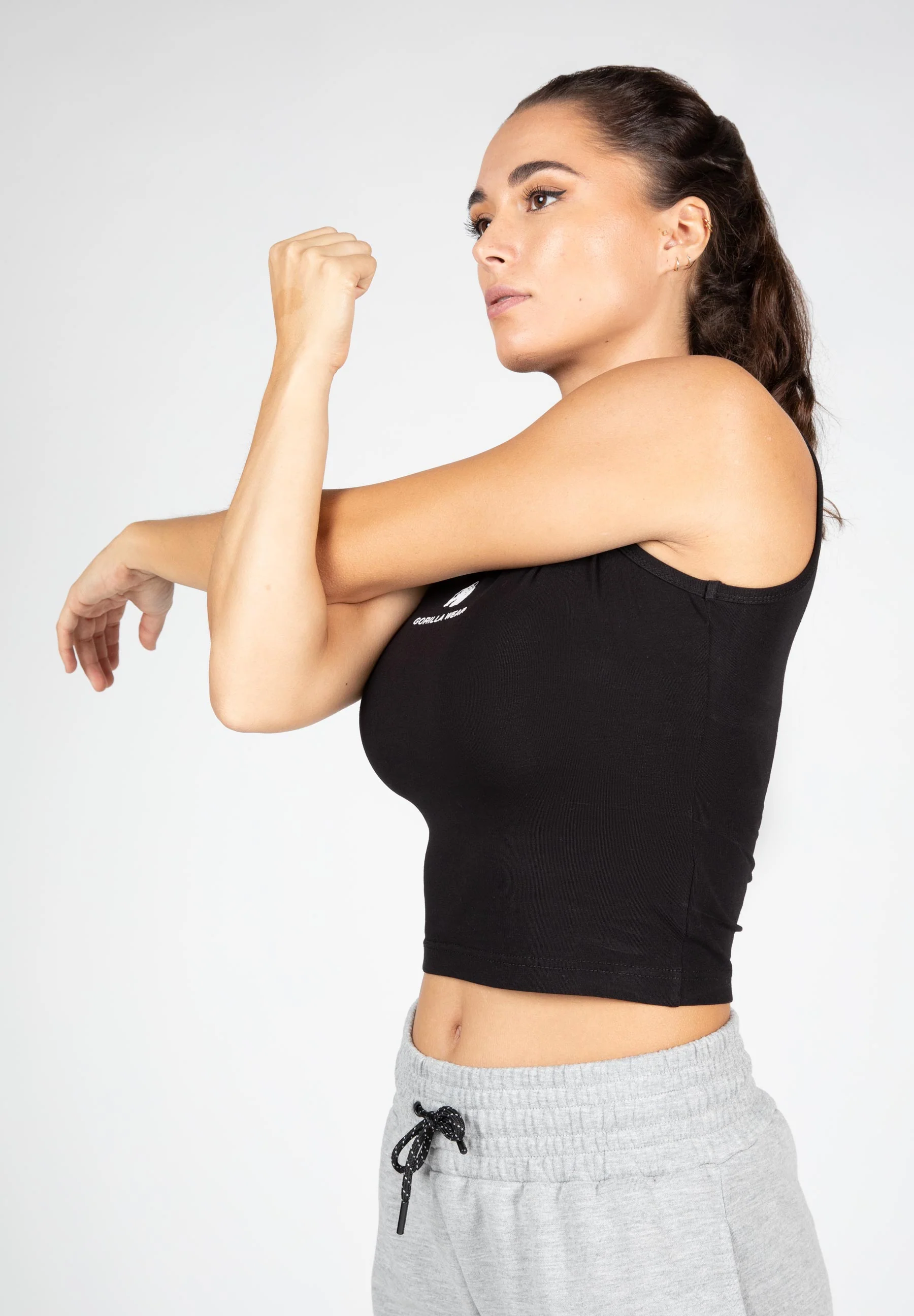 Gorilla Wear - Livonia Crop Top -Black - Image 2