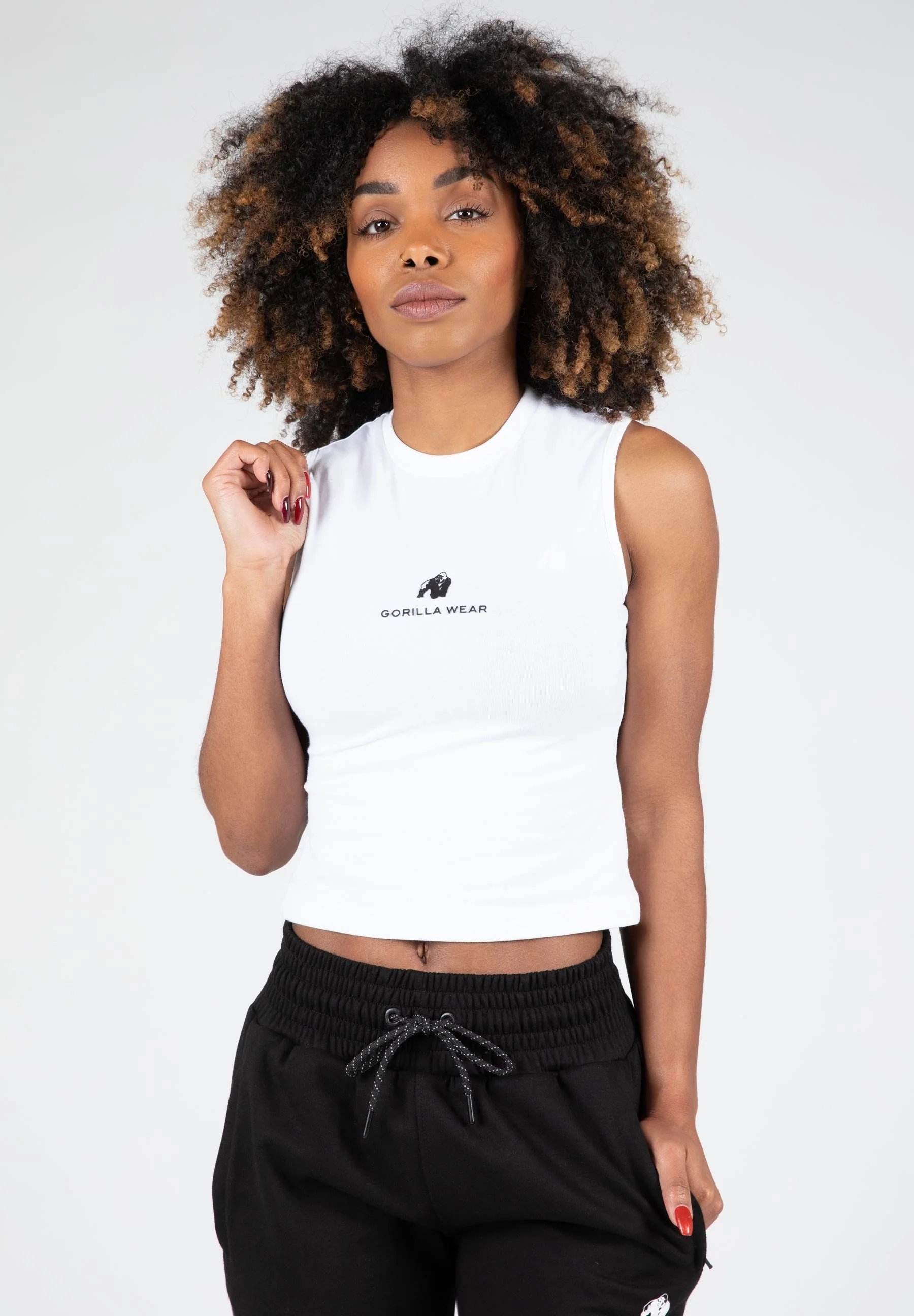 Gorilla Wear - Livonia Crop Top - White