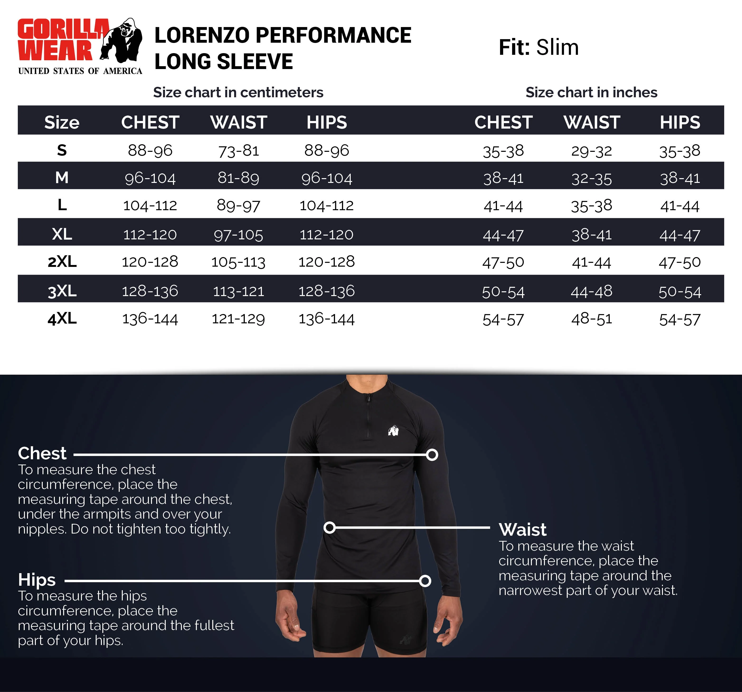 Gorilla Wear - Lorenzo Performance Long Sleeve - Black - Image 9