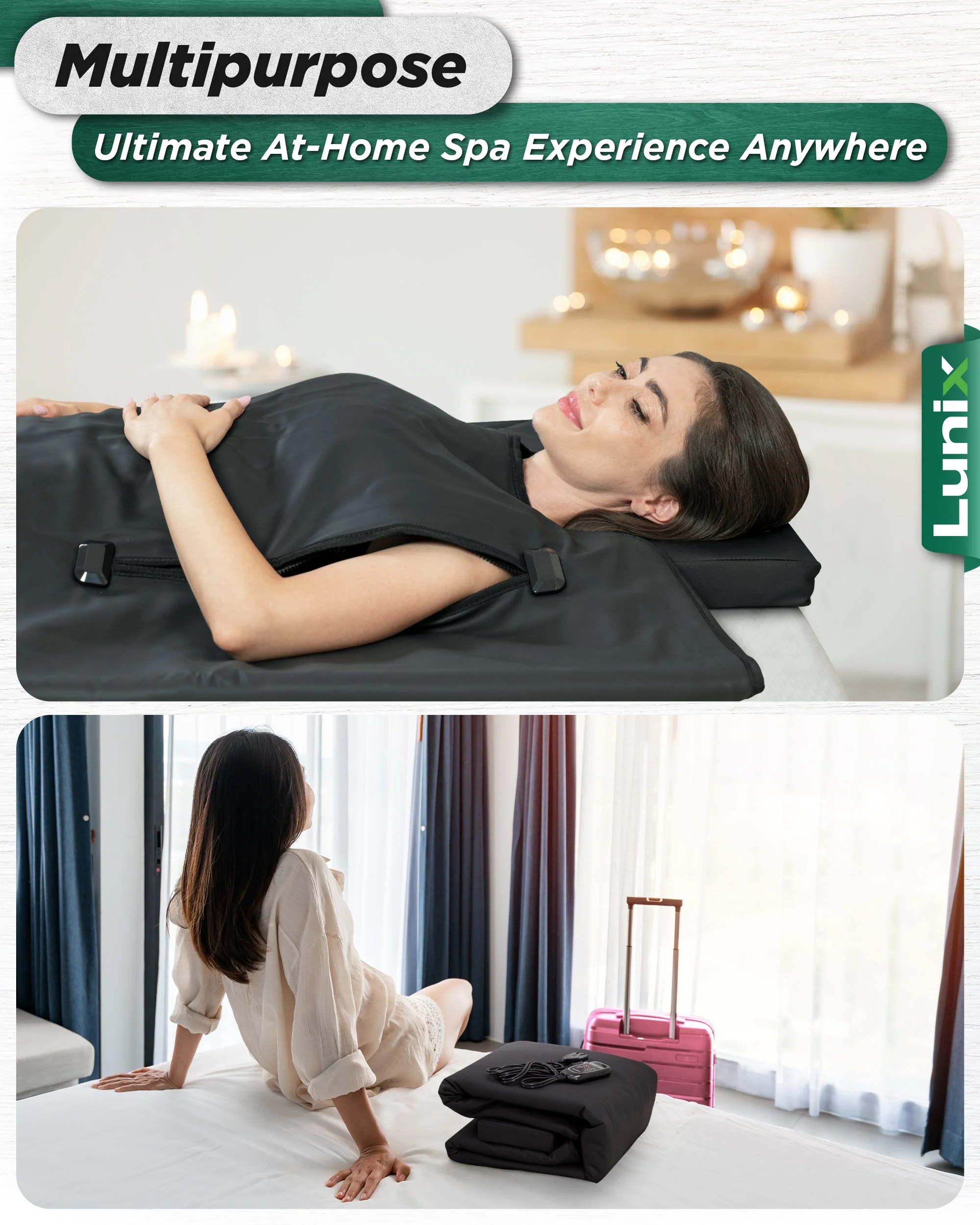 Lunix - LX17 Infrared Sauna Blanket - Image 6