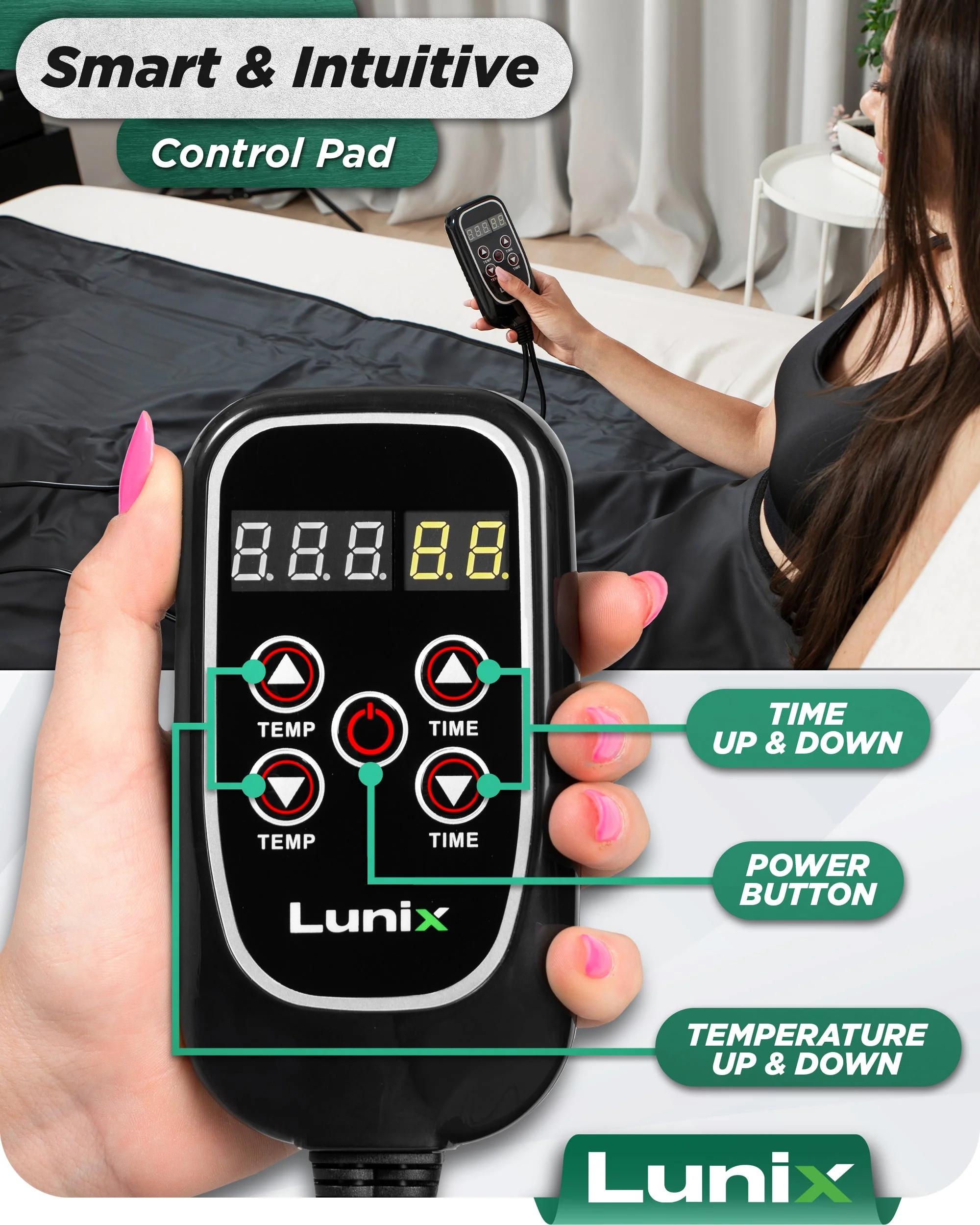Lunix - LX17 Infrared Sauna Blanket - Image 7