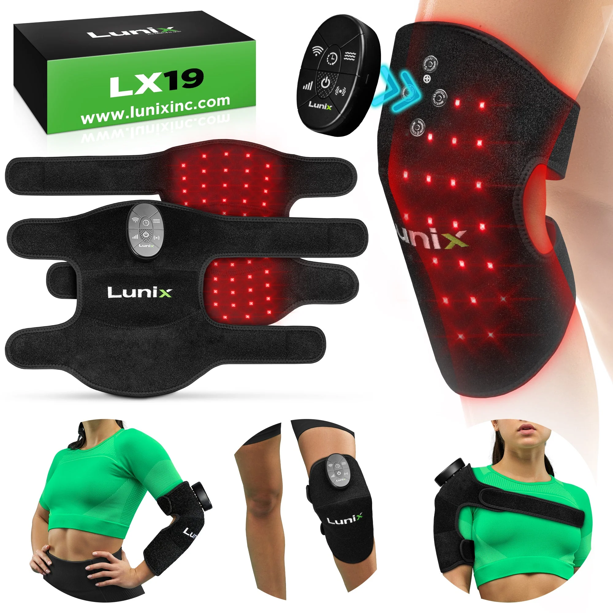Lunix - LX19 Red Light Therapy for Knee, Elbows and Shoulders