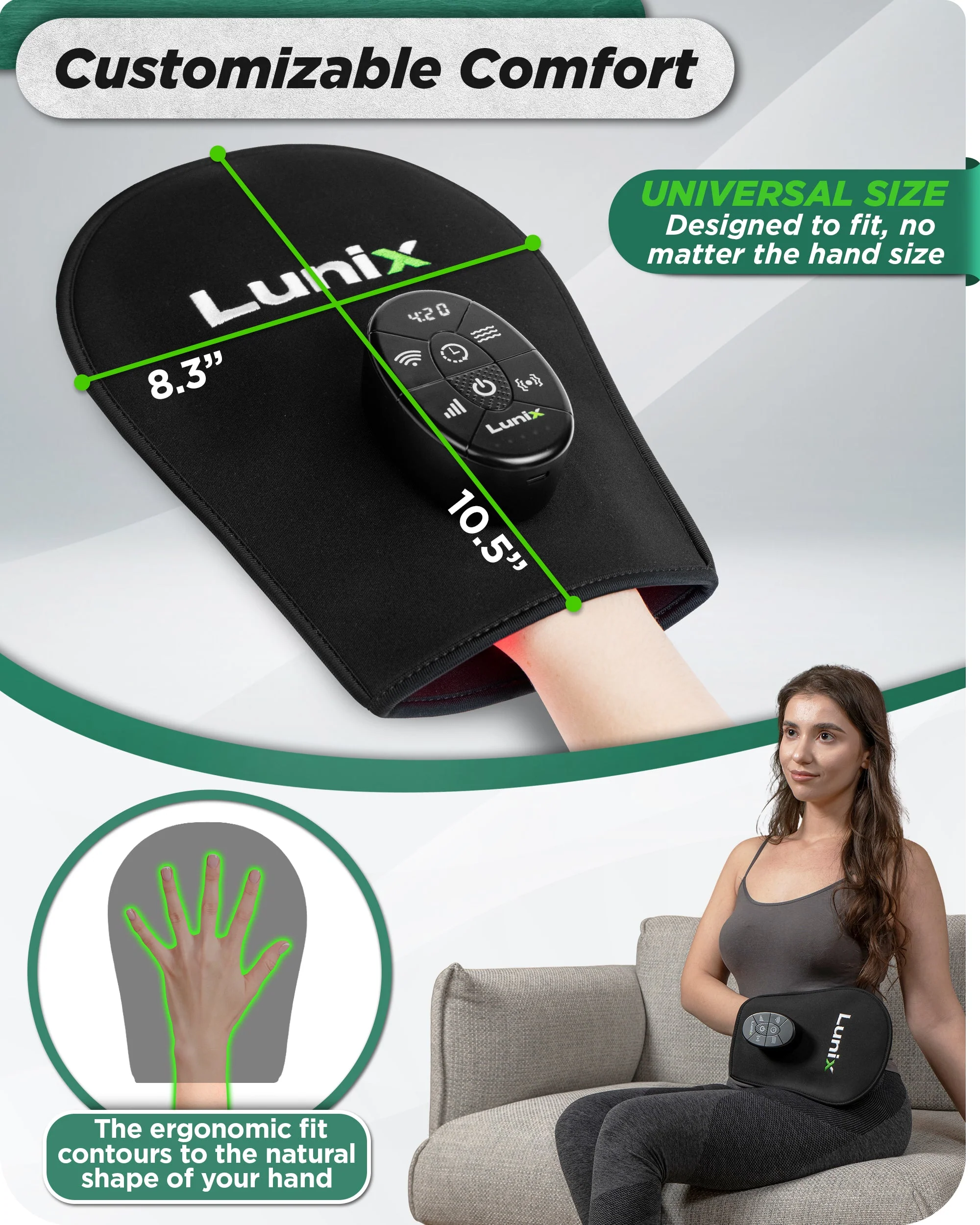 Lunix - LX23 Red Light Therapy for Hands - Image 4