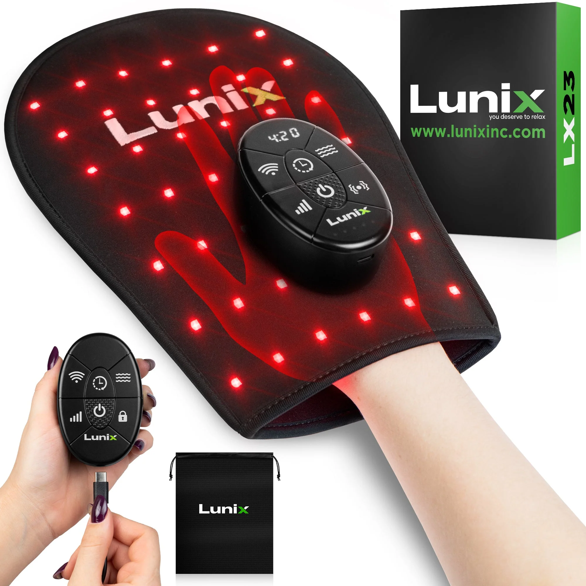 Lunix - LX23 Red Light Therapy for Hands - Image 9