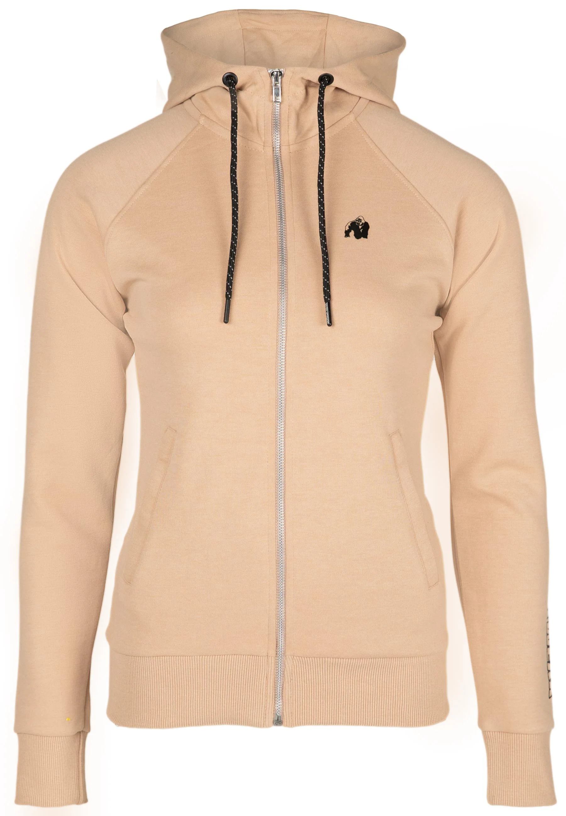 Gorilla Wear - Marion Zipped Hoodie - Beige - Image 6