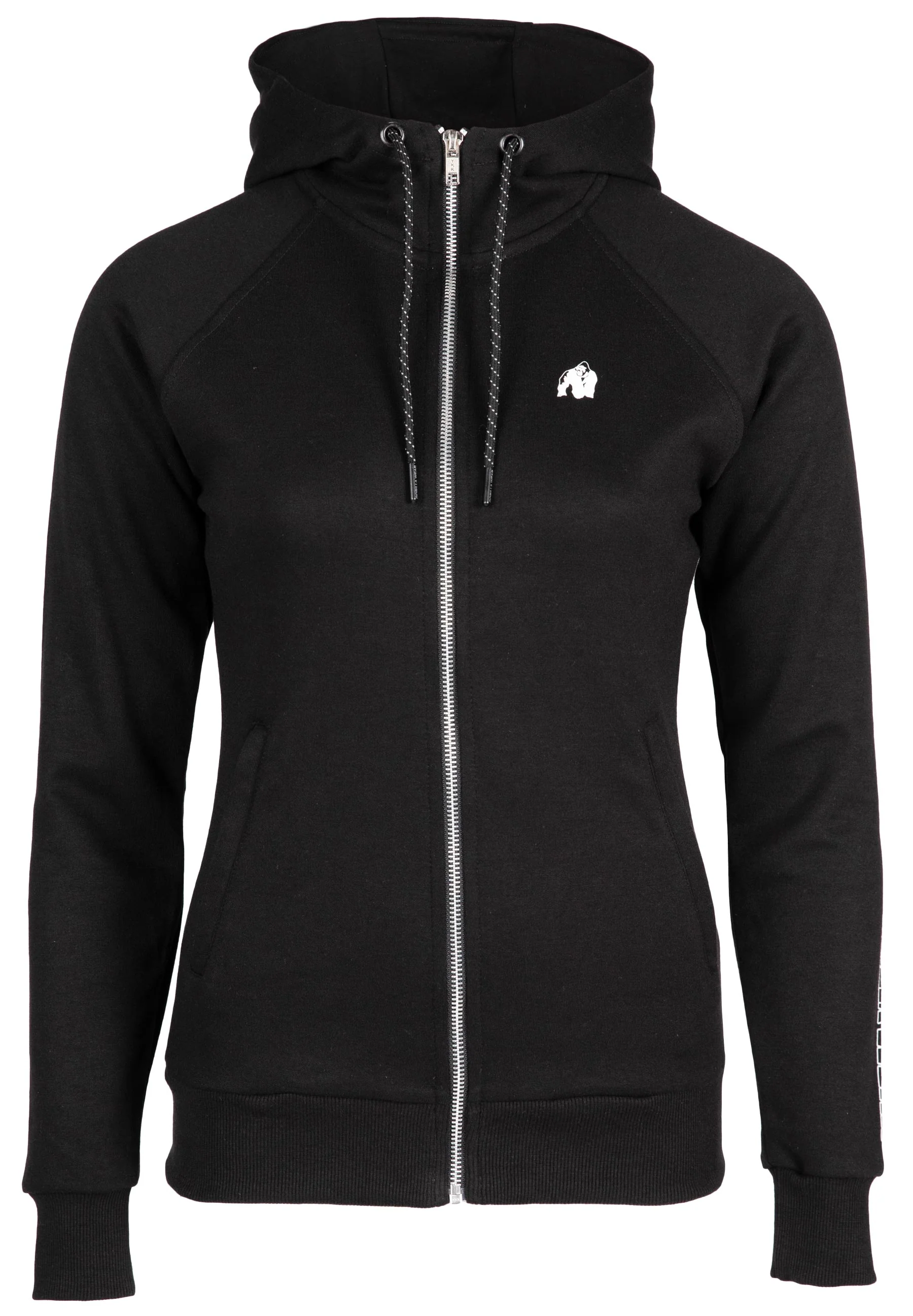 Gorilla Wear - Marion Zipped Hoodie - Black - Image 6