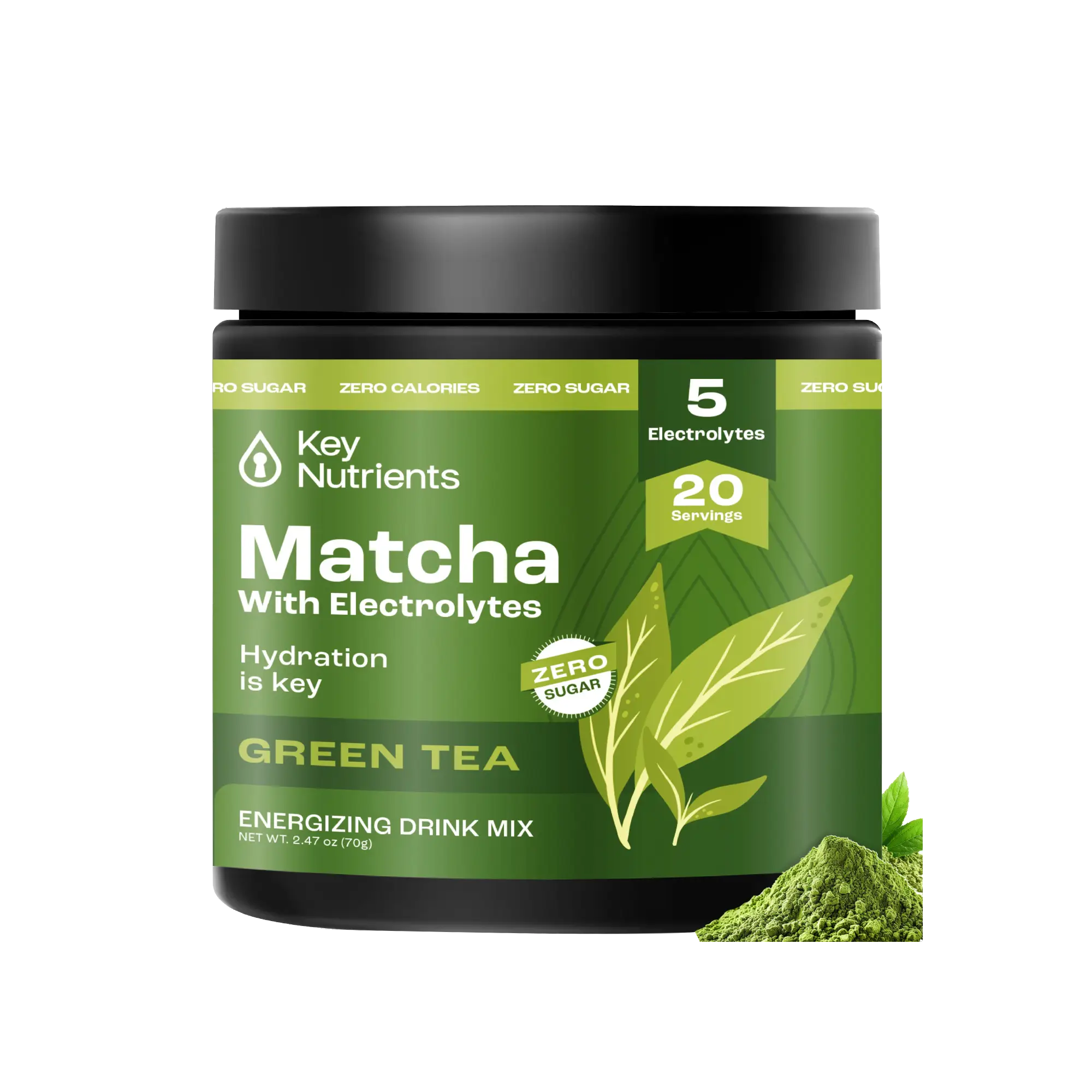 Key Nutrients - Matcha Powder With Electrolytes