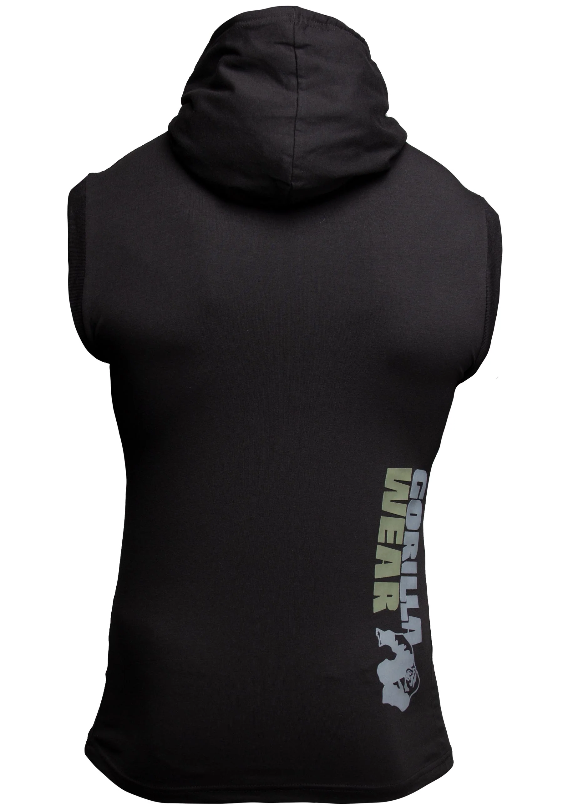 Gorilla Wear - Melbourne S/L Hooded T-shirt - Black - Image 7