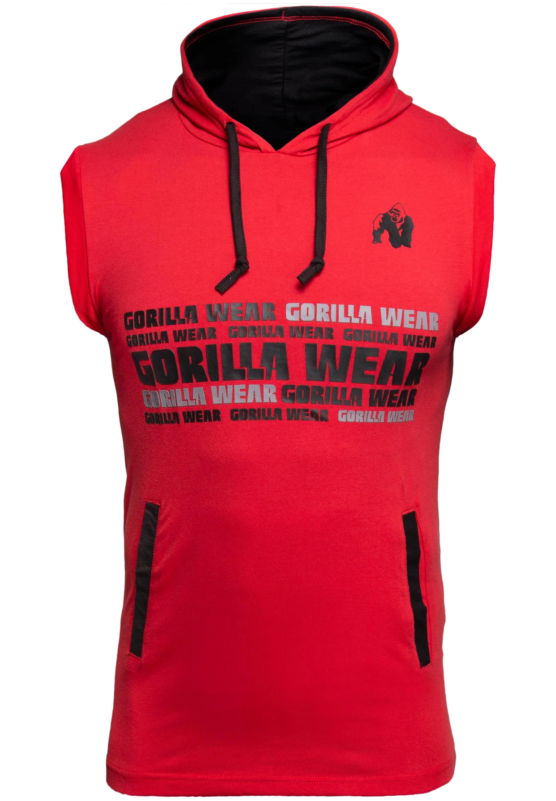 Gorilla Wear - Melbourne S/l Hooded T-shirt - Red - Image 6