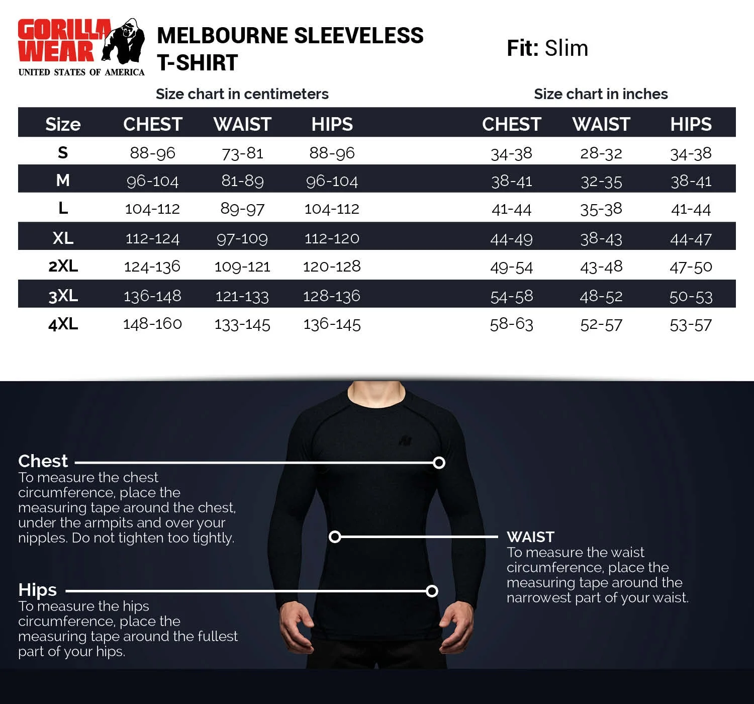 Gorilla Wear - Melbourne S/l Hooded T-shirt - Red - Image 8