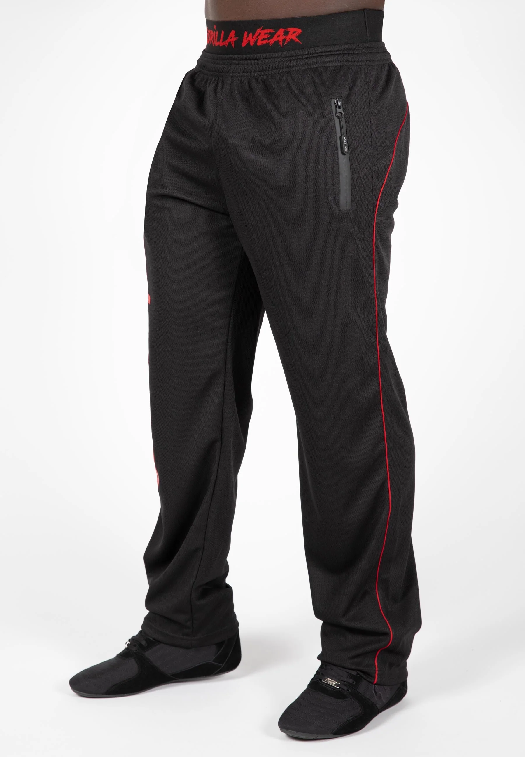 Gorilla Wear - Mercury Mesh Pants - Black/Red - Image 2