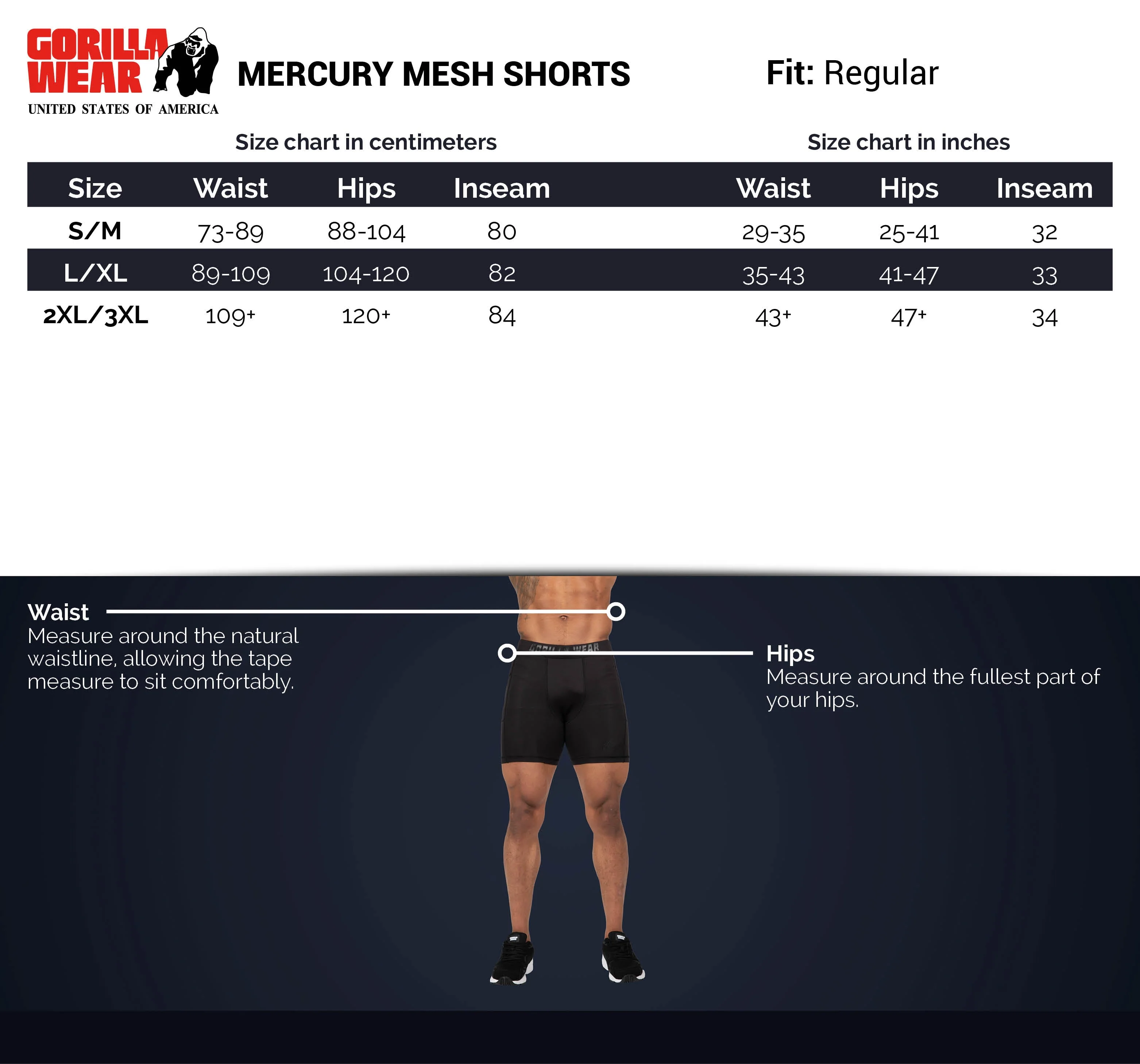 Gorilla Wear - Mercury Mesh Shorts - Army Green/Black - Image 7