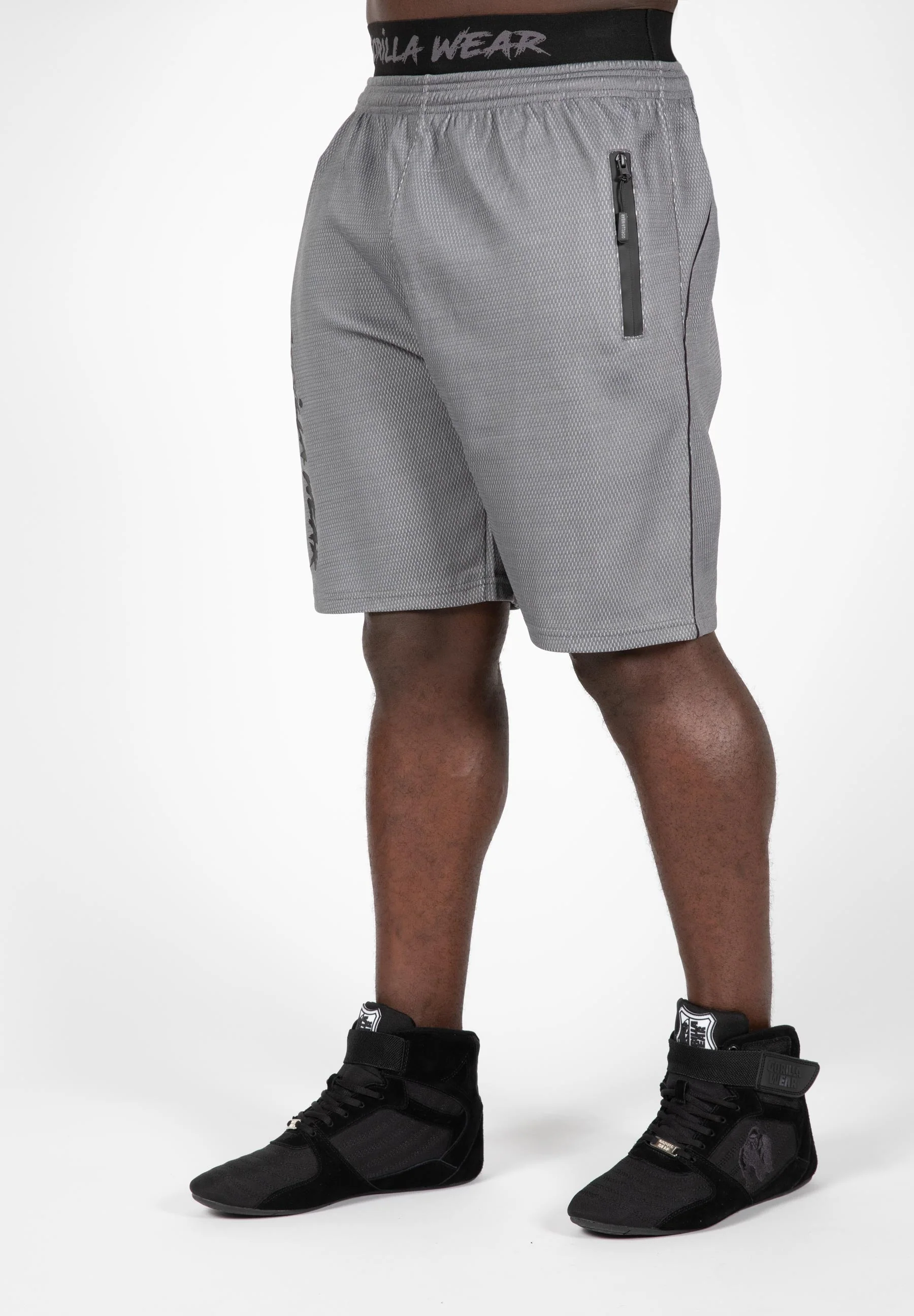 Gorilla Wear - Mercury Mesh Shorts - Gray/Black - Image 2