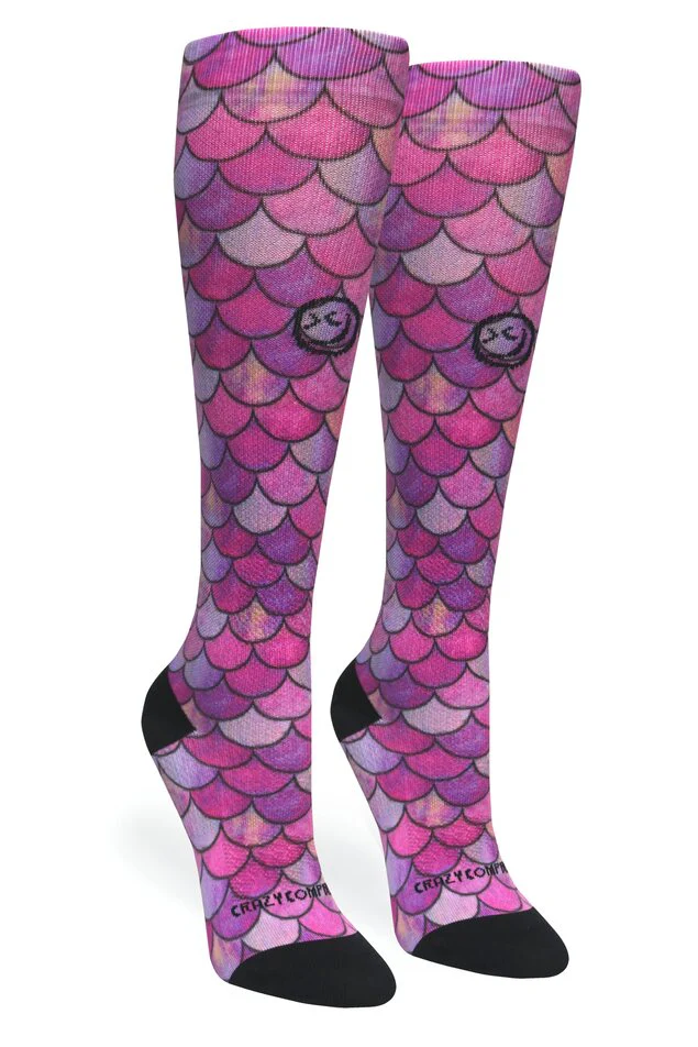 Crazy Compression - Mermaid Pink - (Standard & Extra Wide) - Image 3