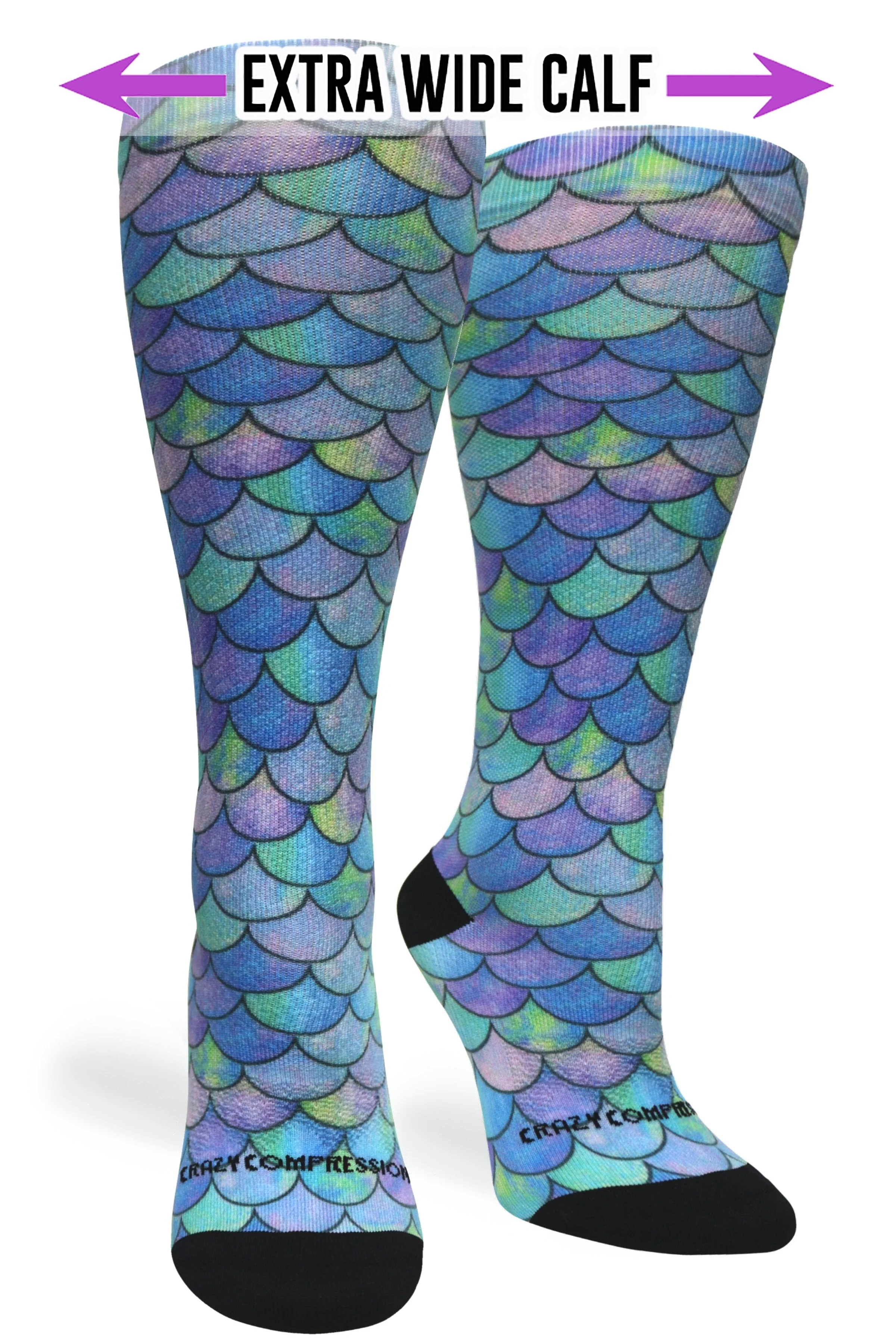 Crazy Compression - Mermaid Teal (Standard & Extra Wide) - Image 2