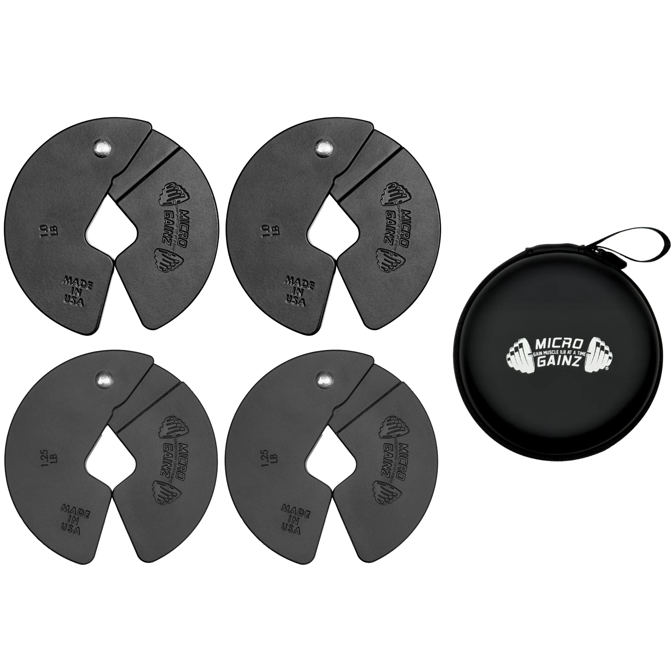 Micro Gainz - Double Pack of 1lb & 1.25lb Dumbbell Fractional Weight Plates - Image 8