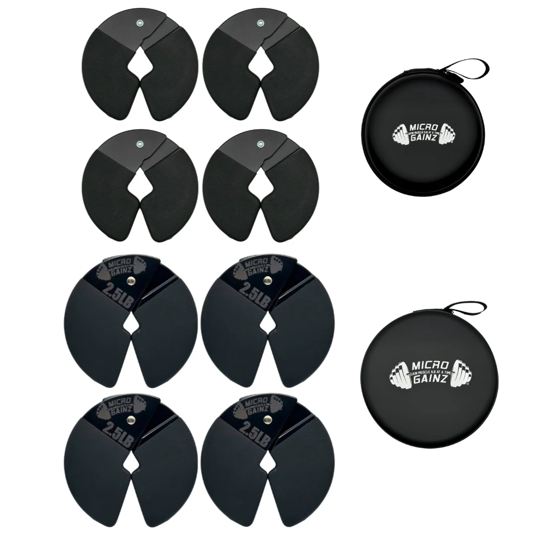 Micro Gainz - Double Pack of Pvc Dip Coated 1.25Lb & 2.5Lb Dumbbell Fractional Weight Plates - Image 13